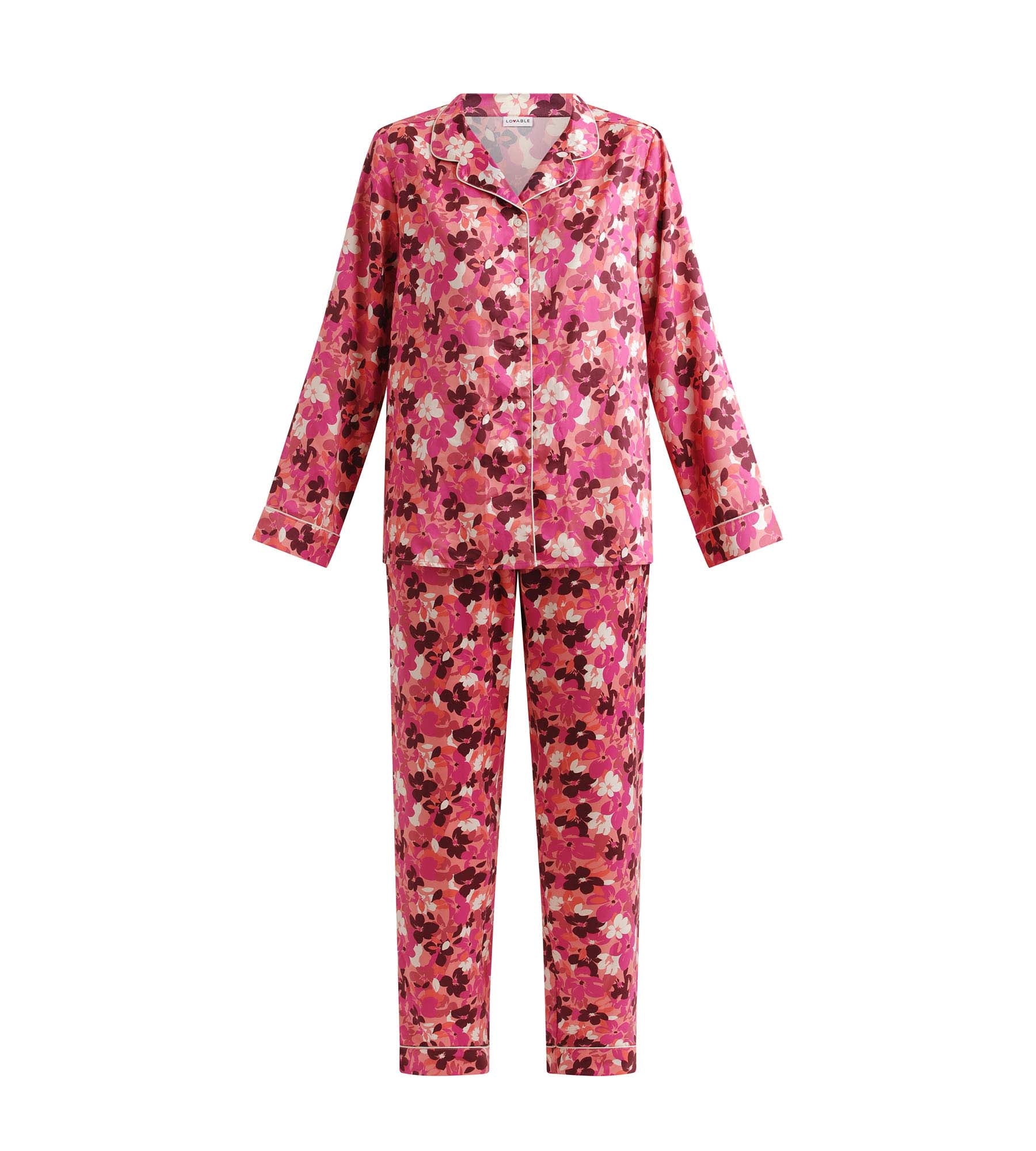 DIM Pyjama-Set für Frauen Feige mit Blumen Don't Disturb