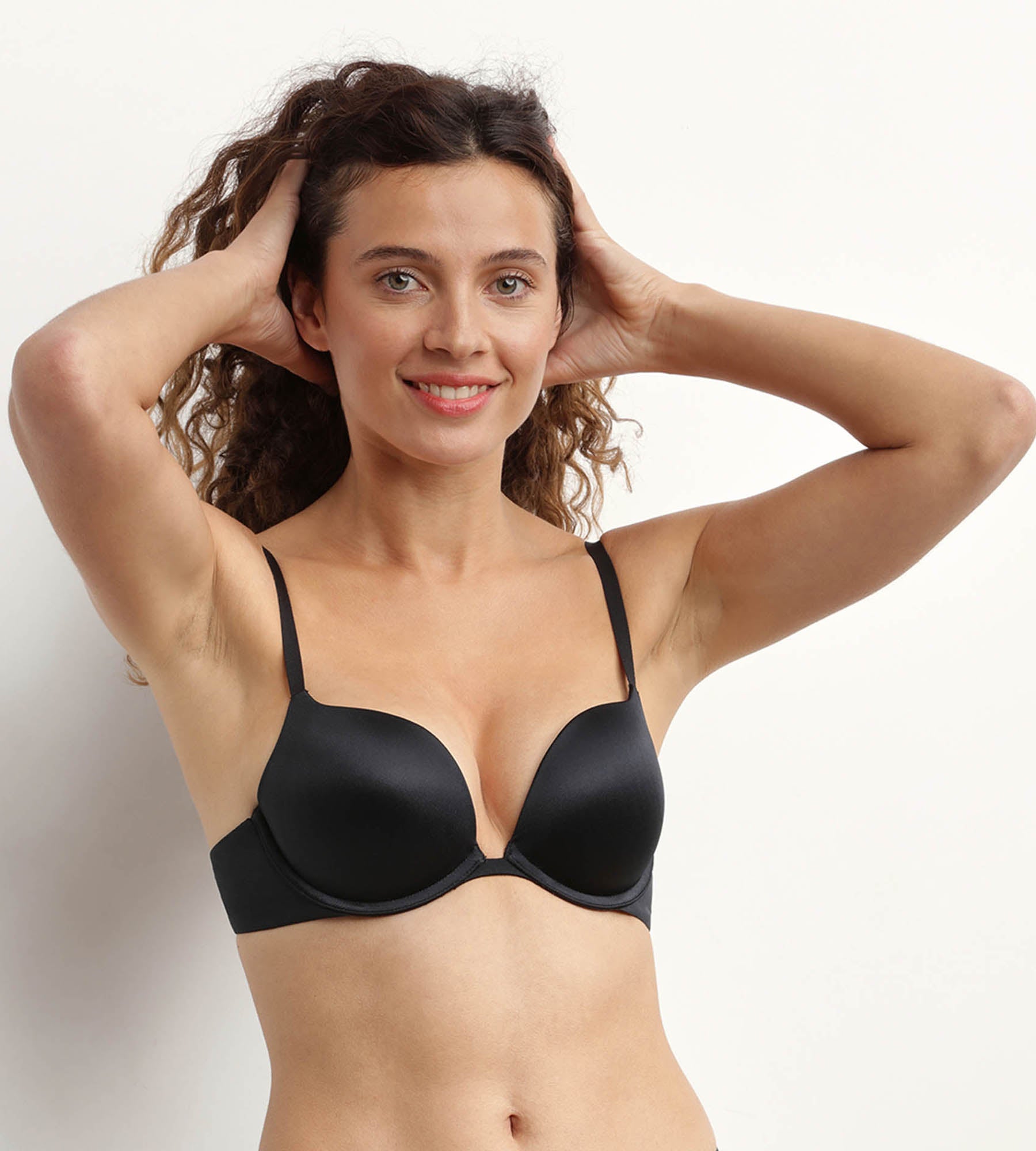 DIM Schwarzer Push-up-BH mit Bügel und Gel-Cups - Beyond Sexy