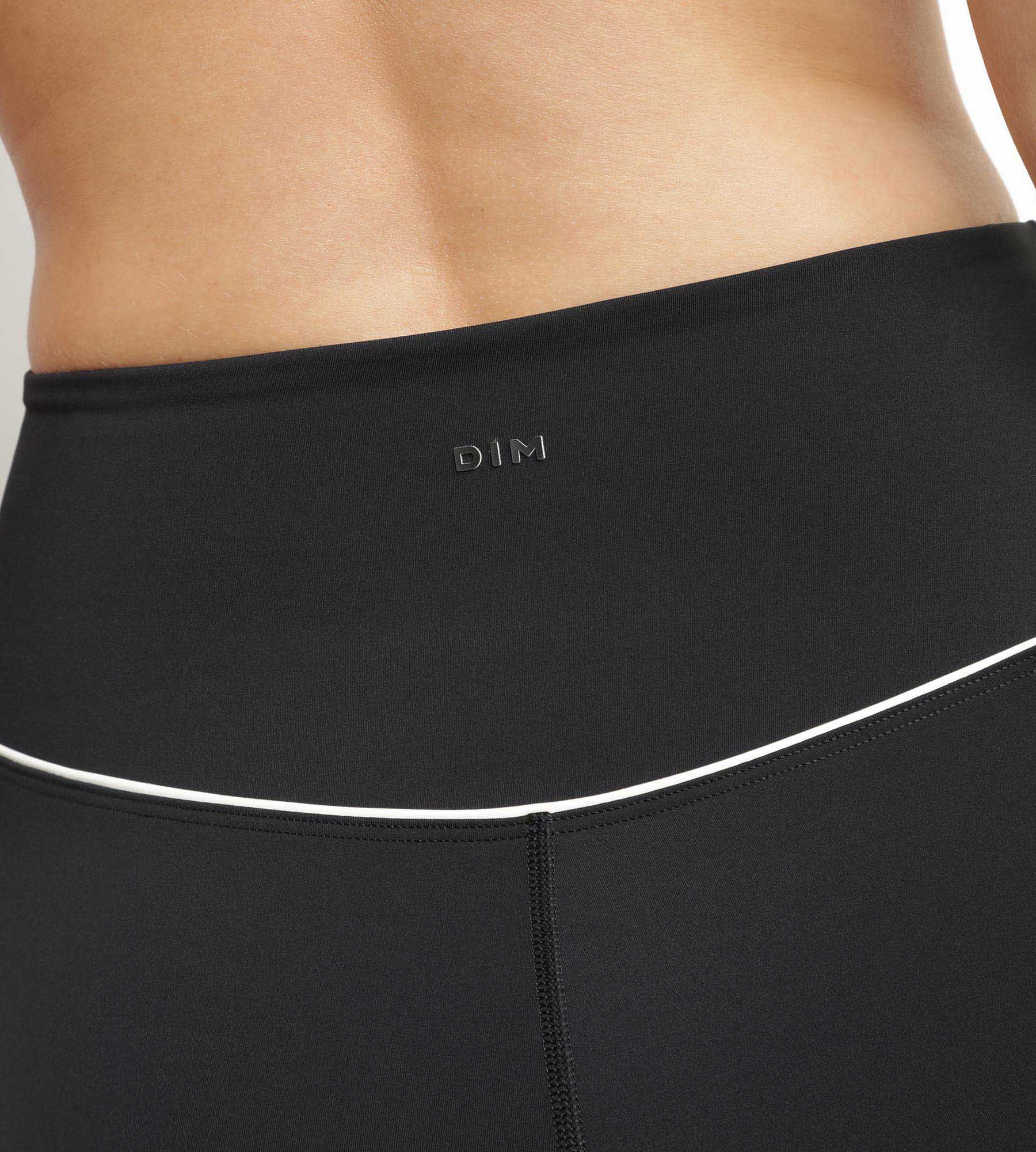 DIM Sportshorts für Damen aus schwarzer formender Mikrofaser Dim Move