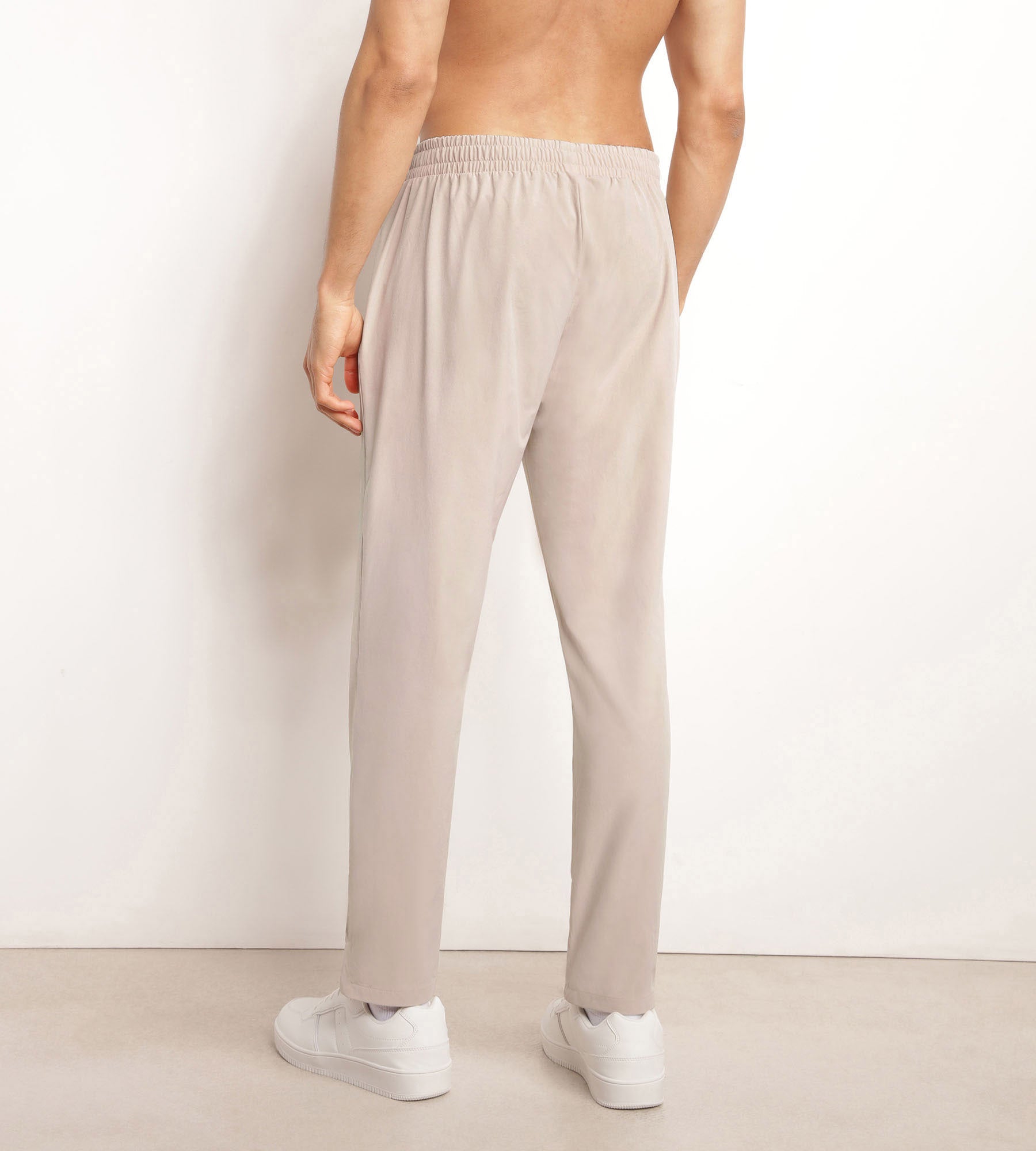 DIM Chino-Sporthose für Herren aus Stretch-Jersey Beige Dim Move