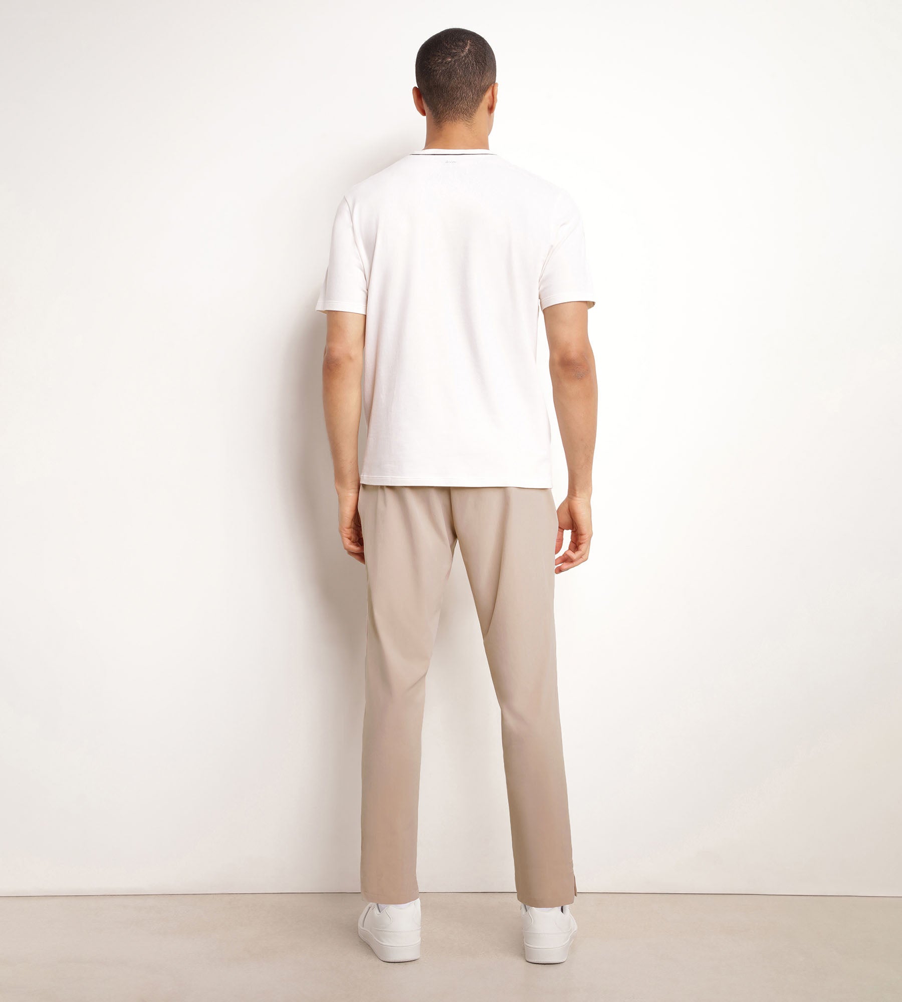 DIM Chino-Sporthose für Herren aus Stretch-Jersey Beige Dim Move