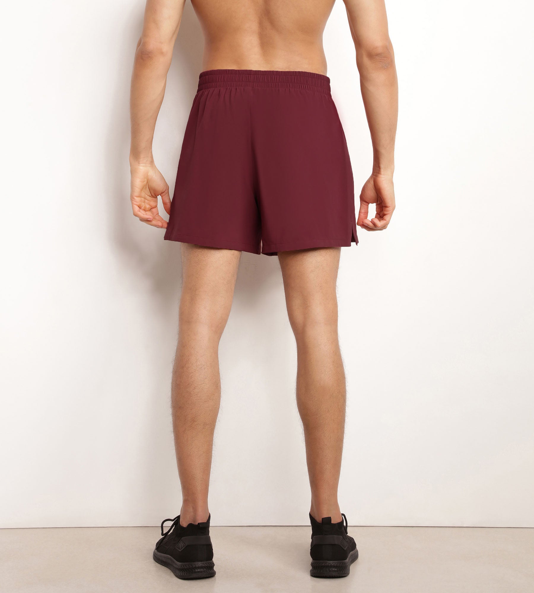 DIM Herren-Sportshorts aus luftigem Material Bordeaux Dim Move