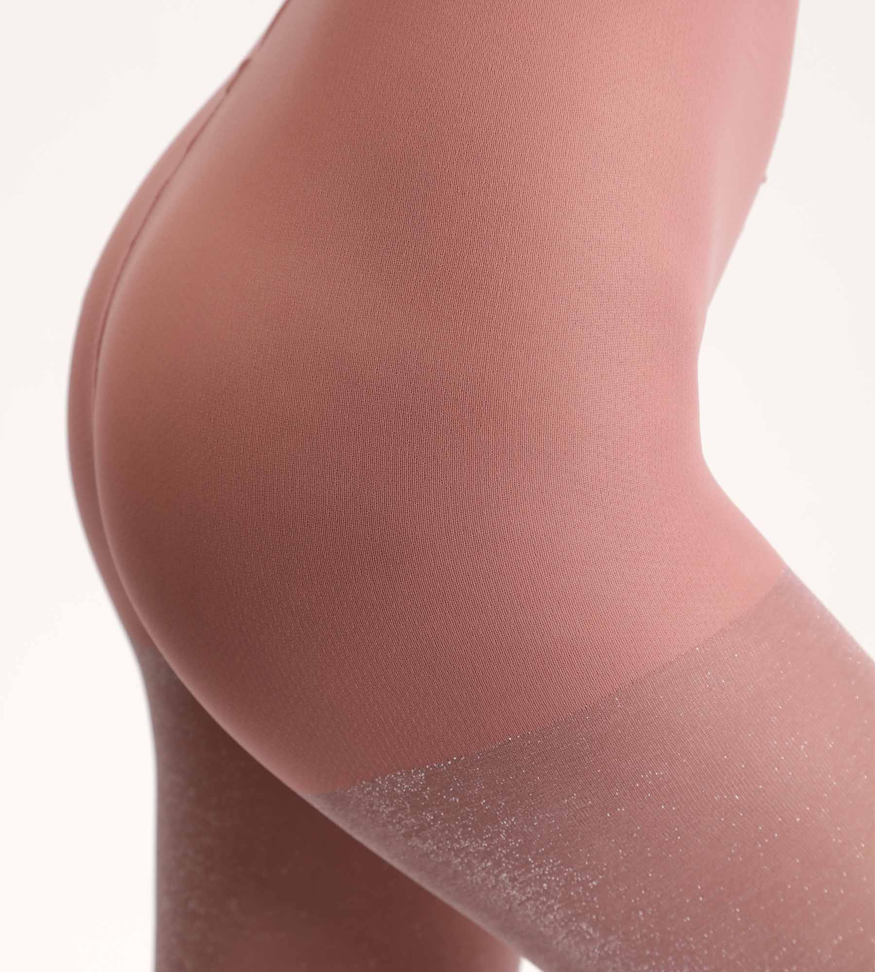 DIM Semi-opaque glänzende Strumpfhose pale rose Dim Style