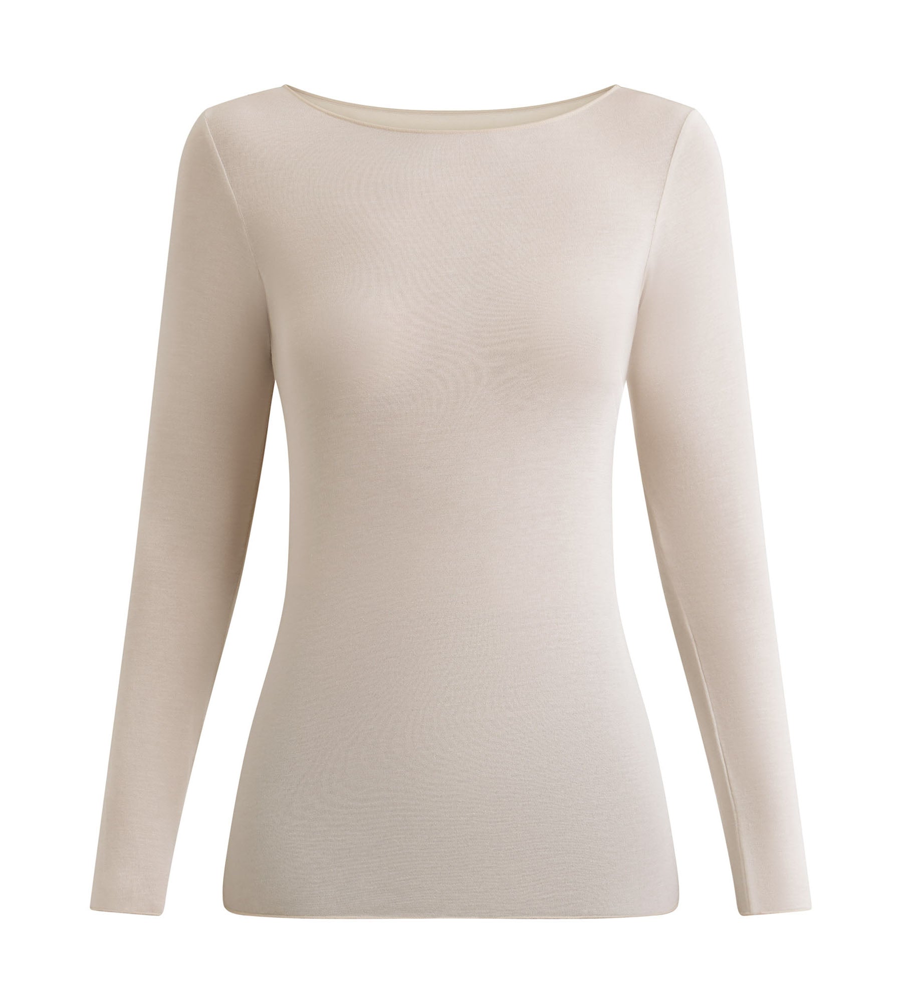 DIM T-Shirt Frau Thermal Beige Dim x Inès de la Fressange