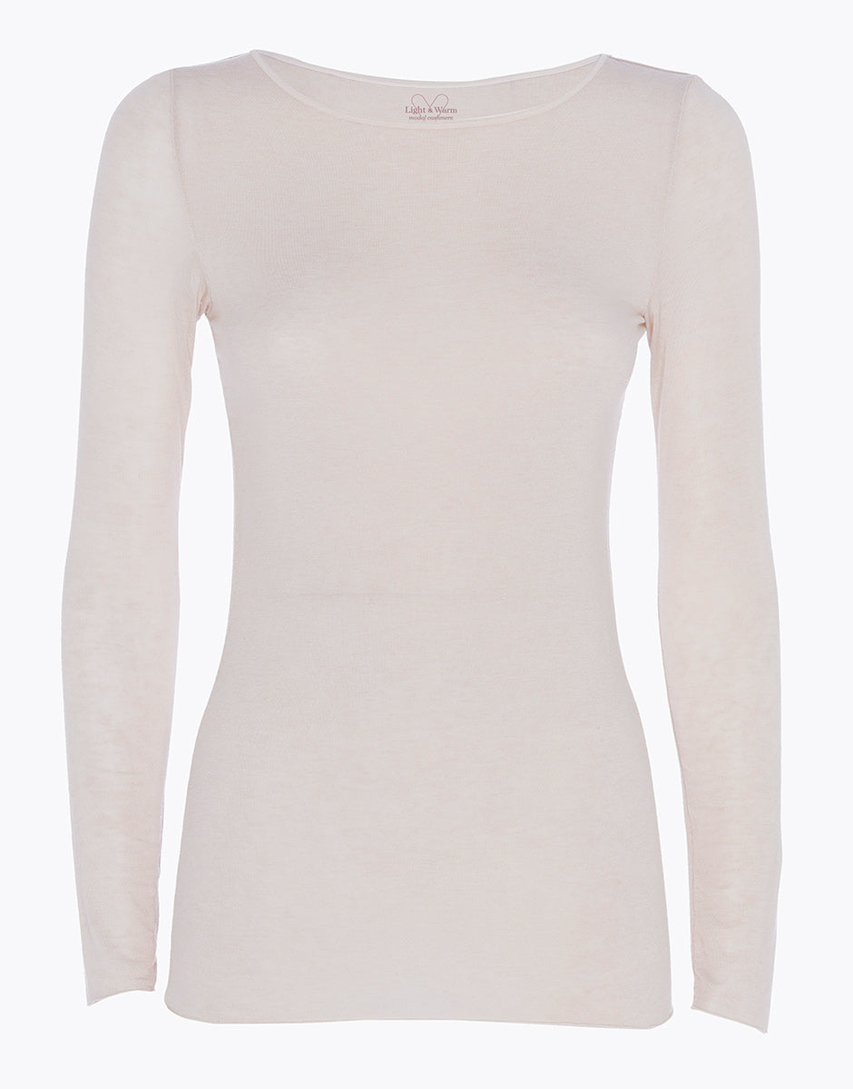 DIM T-Shirt Frau Thermal Beige Dim x Ines de la Fressange