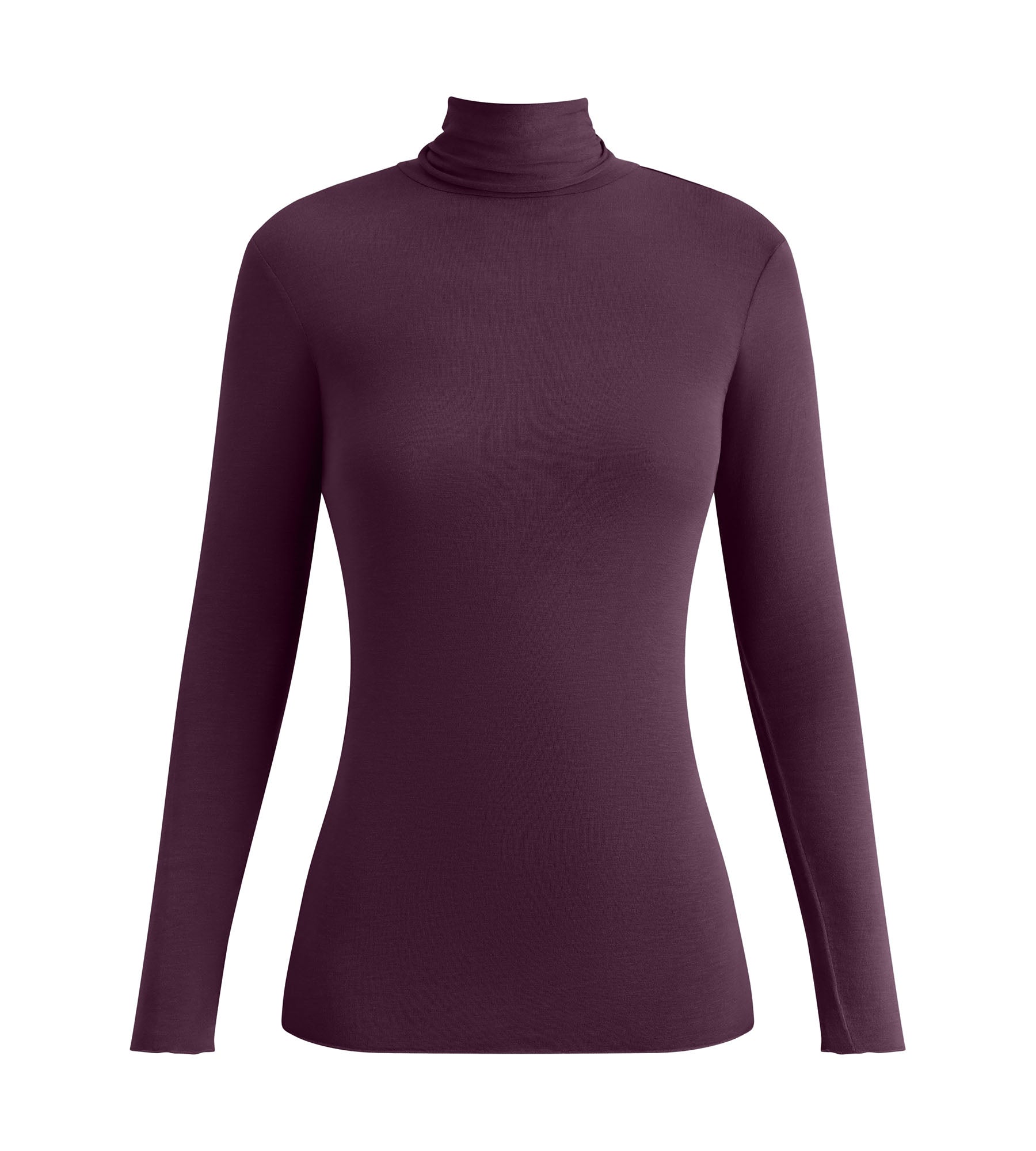DIM Damen-T-Shirt mit Stehkragen Violett Dim Thermal