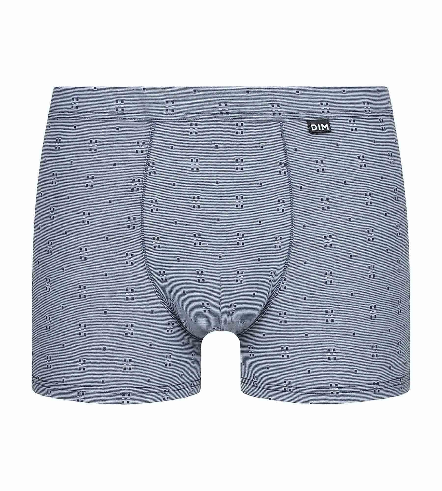 DIM 3er-Pack rote/carmine-blaue Boxershorts für Jungen aus Baumwolle mit Stretch – Ecodim