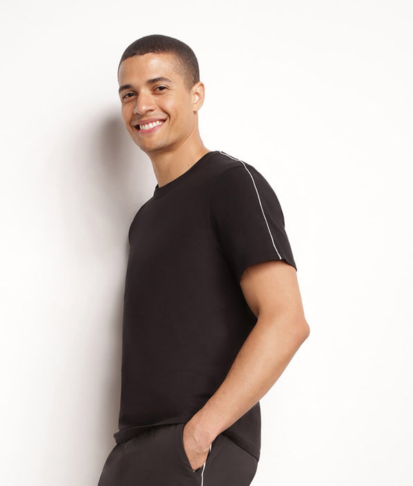 DIM Thermoregulierendes Sport-T-Shirt für Herren aus Jersey Black Dim Move