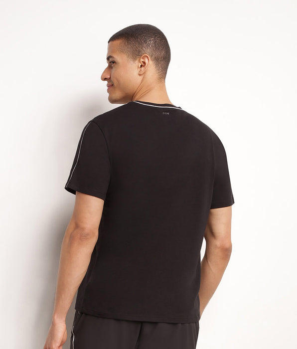 DIM Thermoregulierendes Sport-T-Shirt für Herren aus Jersey Black Dim Move