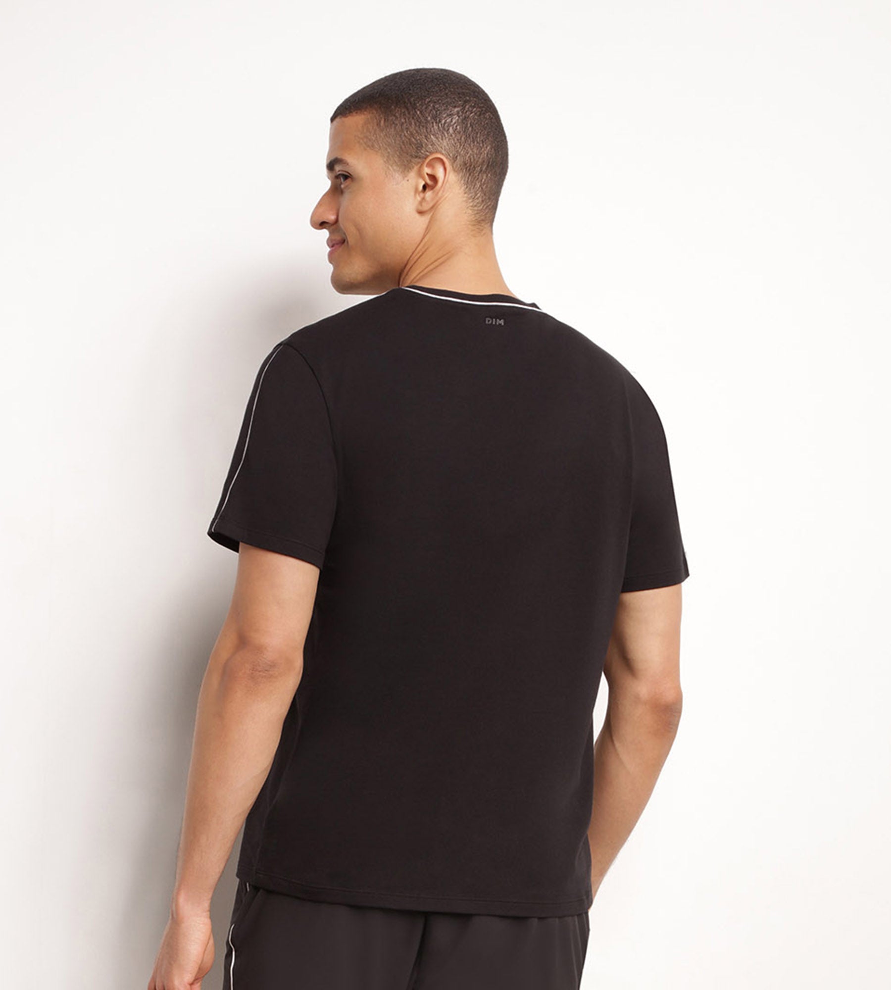 DIM Thermoregulierendes Sport-T-Shirt für Herren aus Jersey Black Dim Move