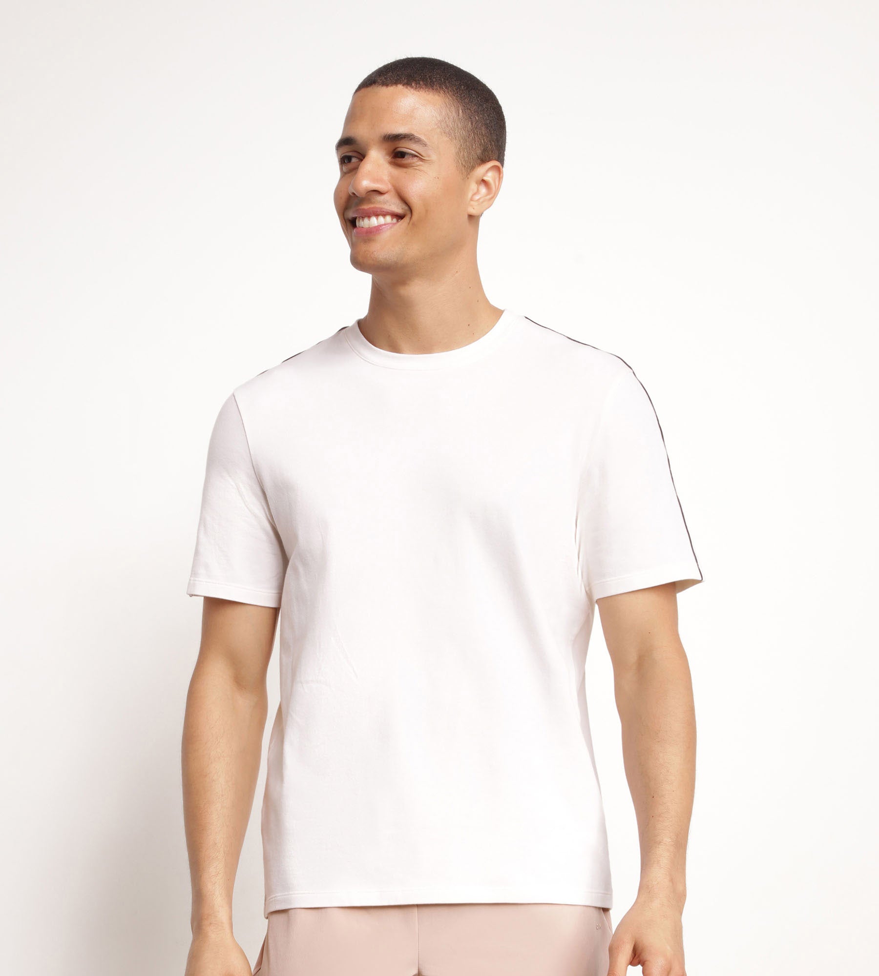 DIM Thermoregulierendes Sport-T-Shirt für Herren aus Ecru-Jersey Dim Move