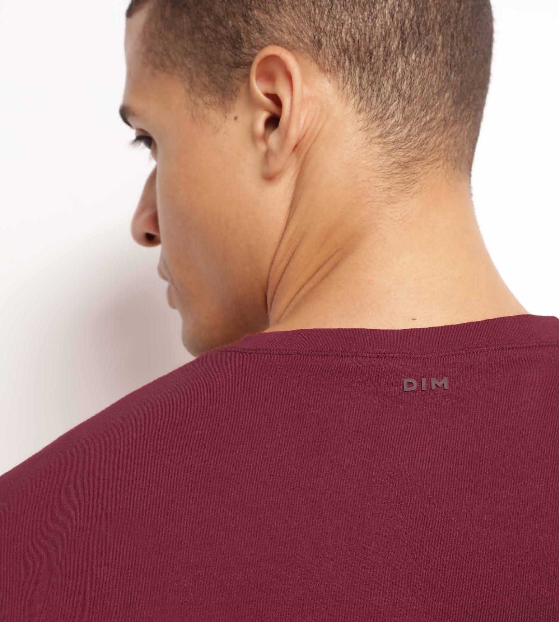 DIM Thermoregulierendes Sport-T-Shirt für Herren aus Bordeaux-Dim-Move-Jersey
