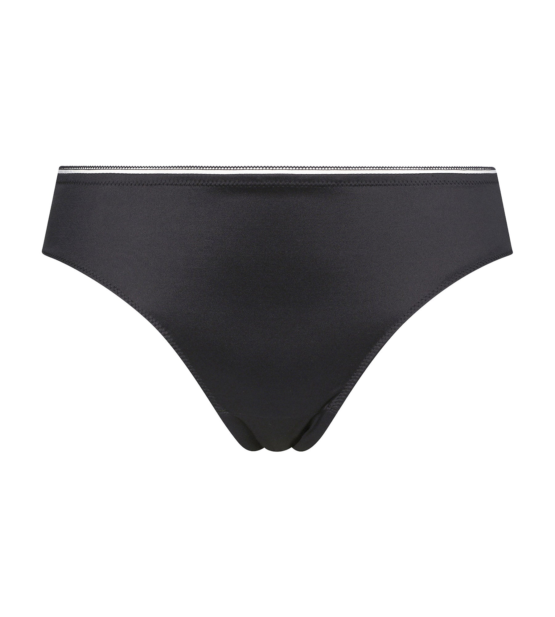 DIM Tanga für Damen aus satinierter Mikrofaser in Granitgrau - Dim Chéri