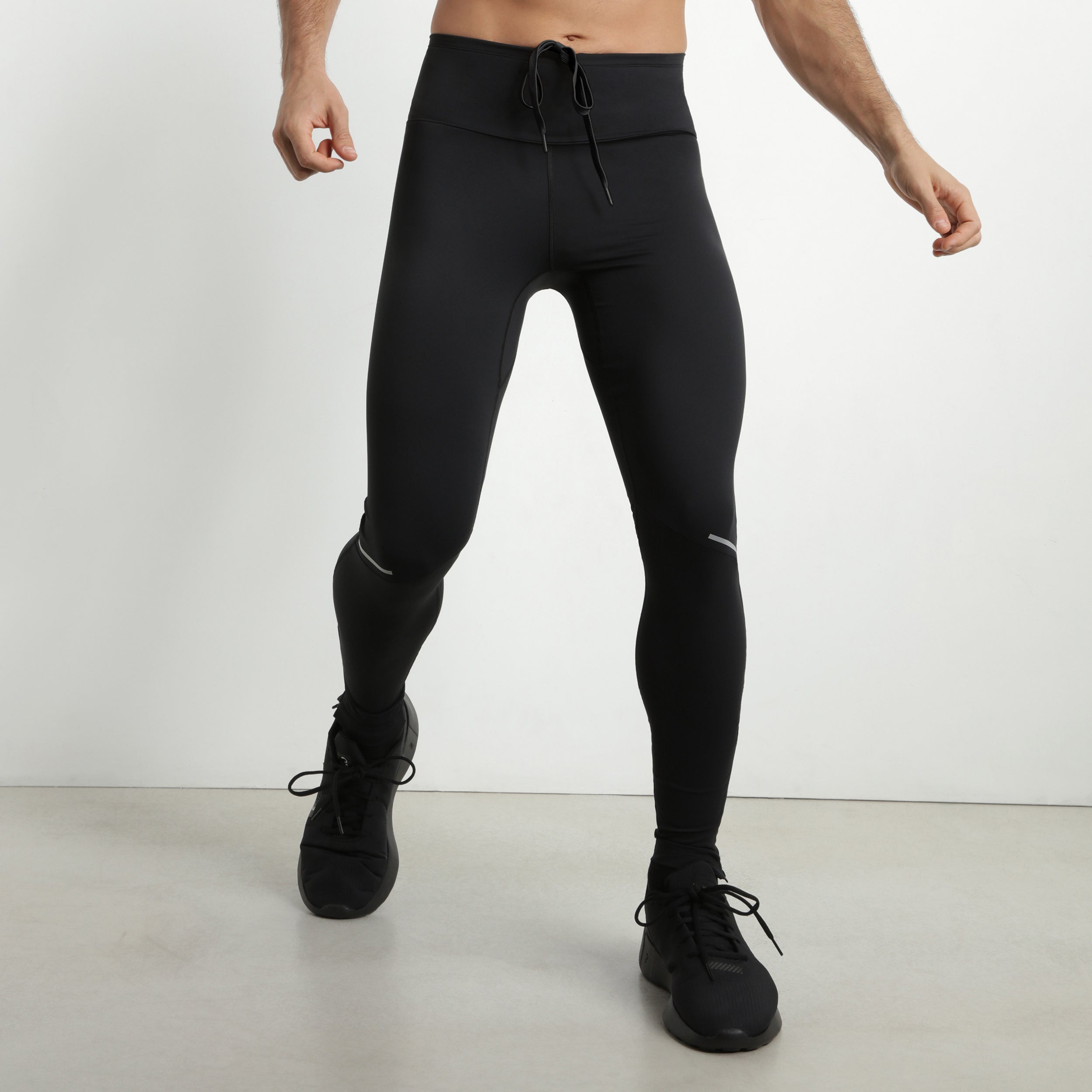 DIM Dim Move verstellbare Sportleggings für Herren aus Mikrofaser in Schwarz