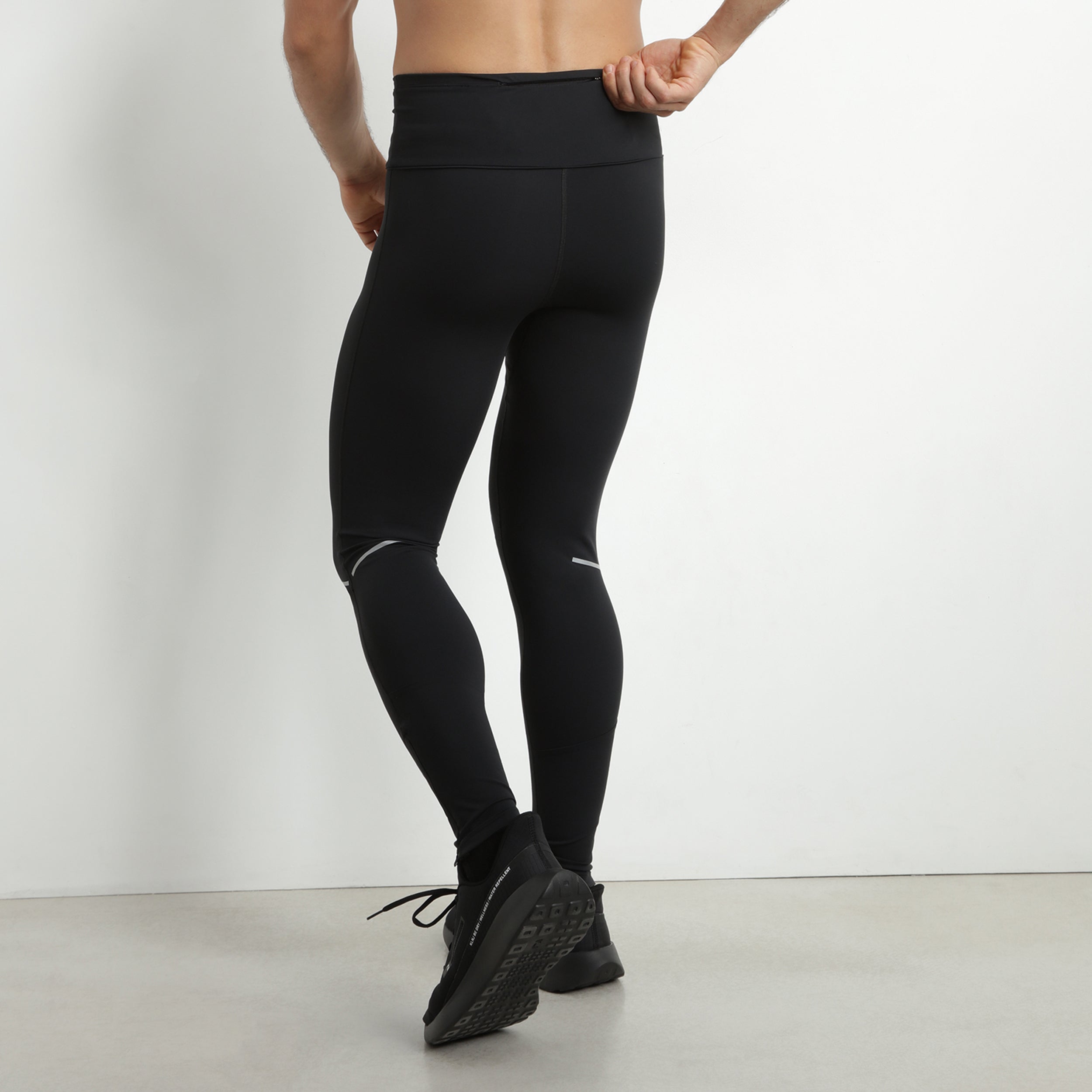 DIM Dim Move verstellbare Sportleggings für Herren aus Mikrofaser in Schwarz
