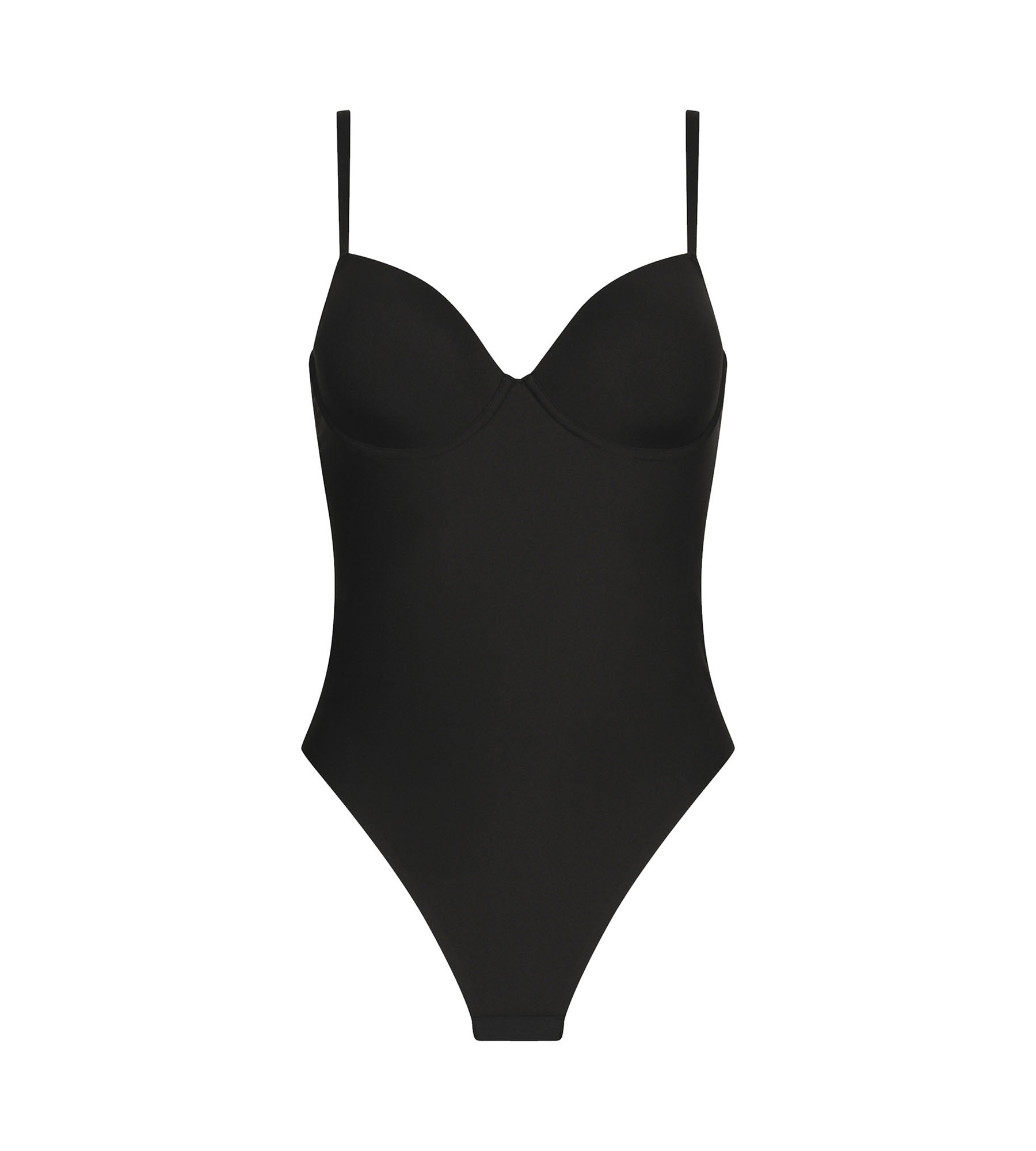 DIM Schwarzer Mikrofaser-Shaping-Body-String – DIM Silhouette Invisible