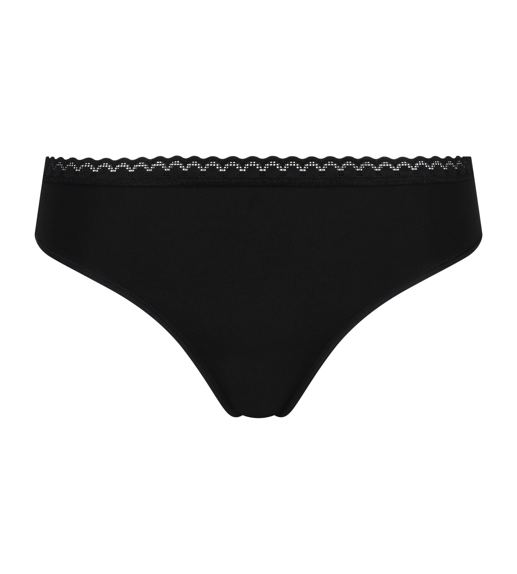 DIM Damen-String mit Spitze Schwarz Daily Micro