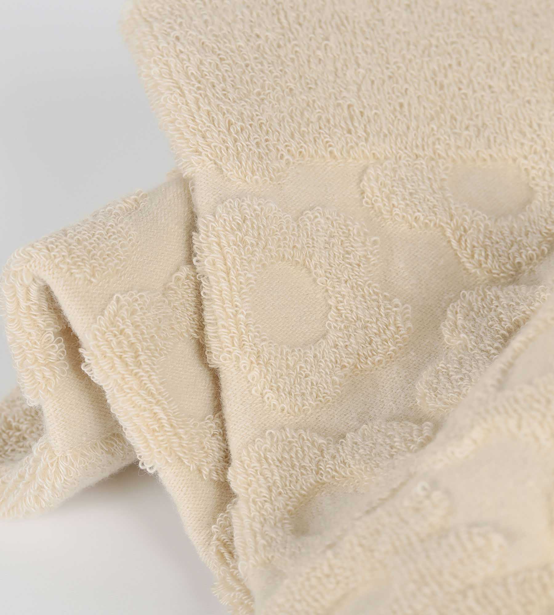 DIM Socken für Frauen Frottee Creme mit Blumen Dim Mode