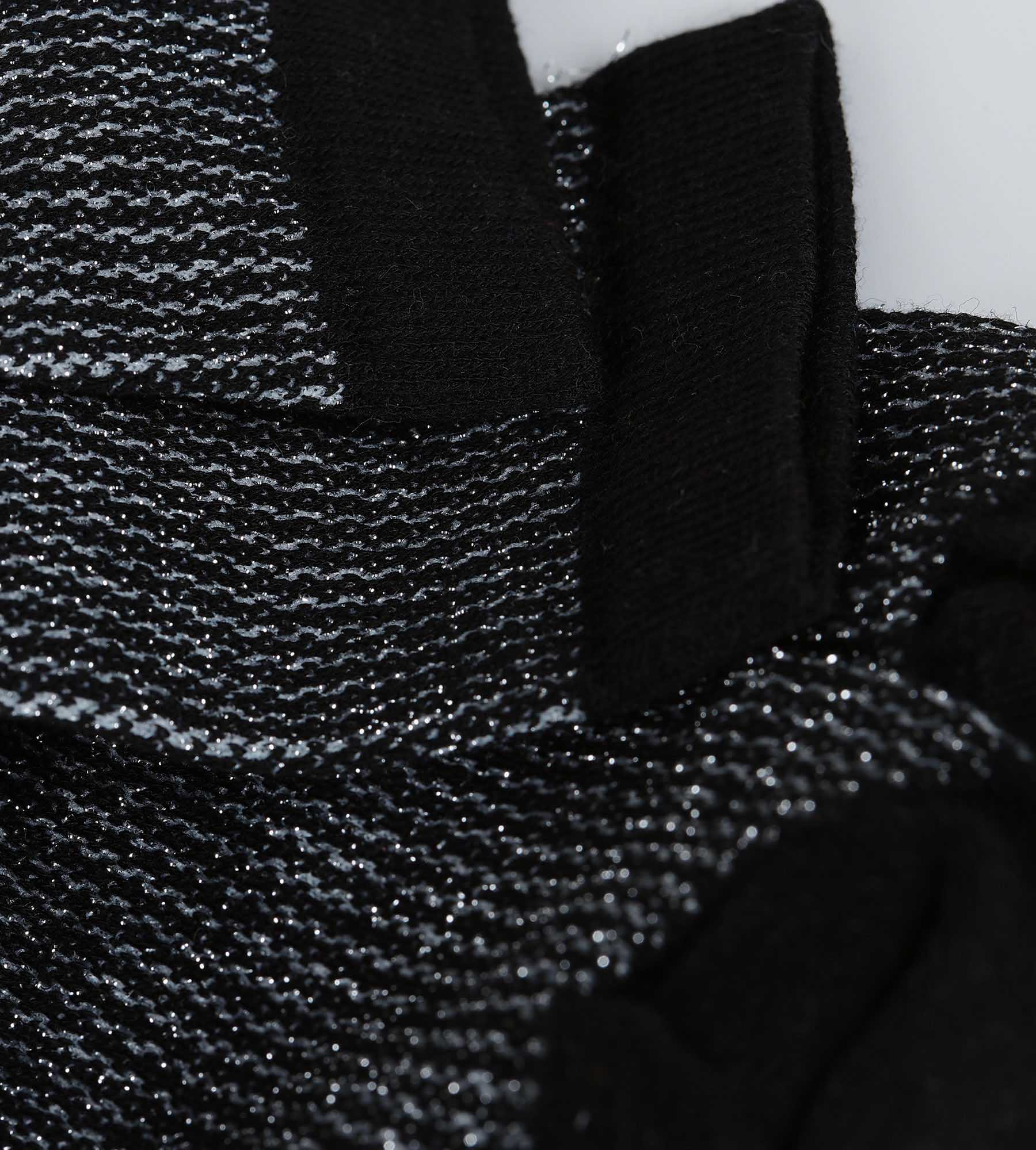 DIM Socken für Frauen Schwarz und Lurex Silber Dim Mode