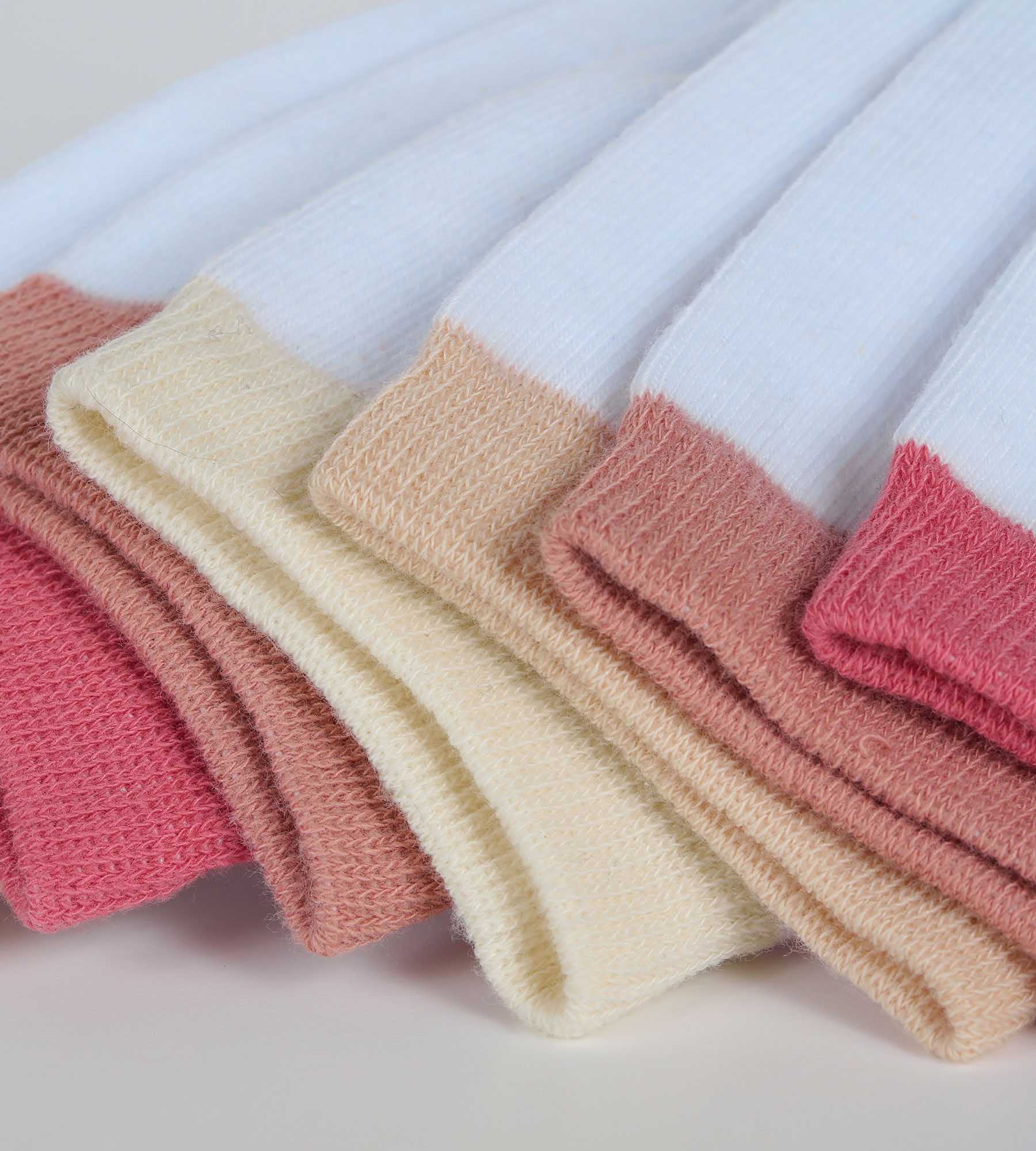 DIM 4 Paar Socken für Frauen Weiß EcoDim Mode