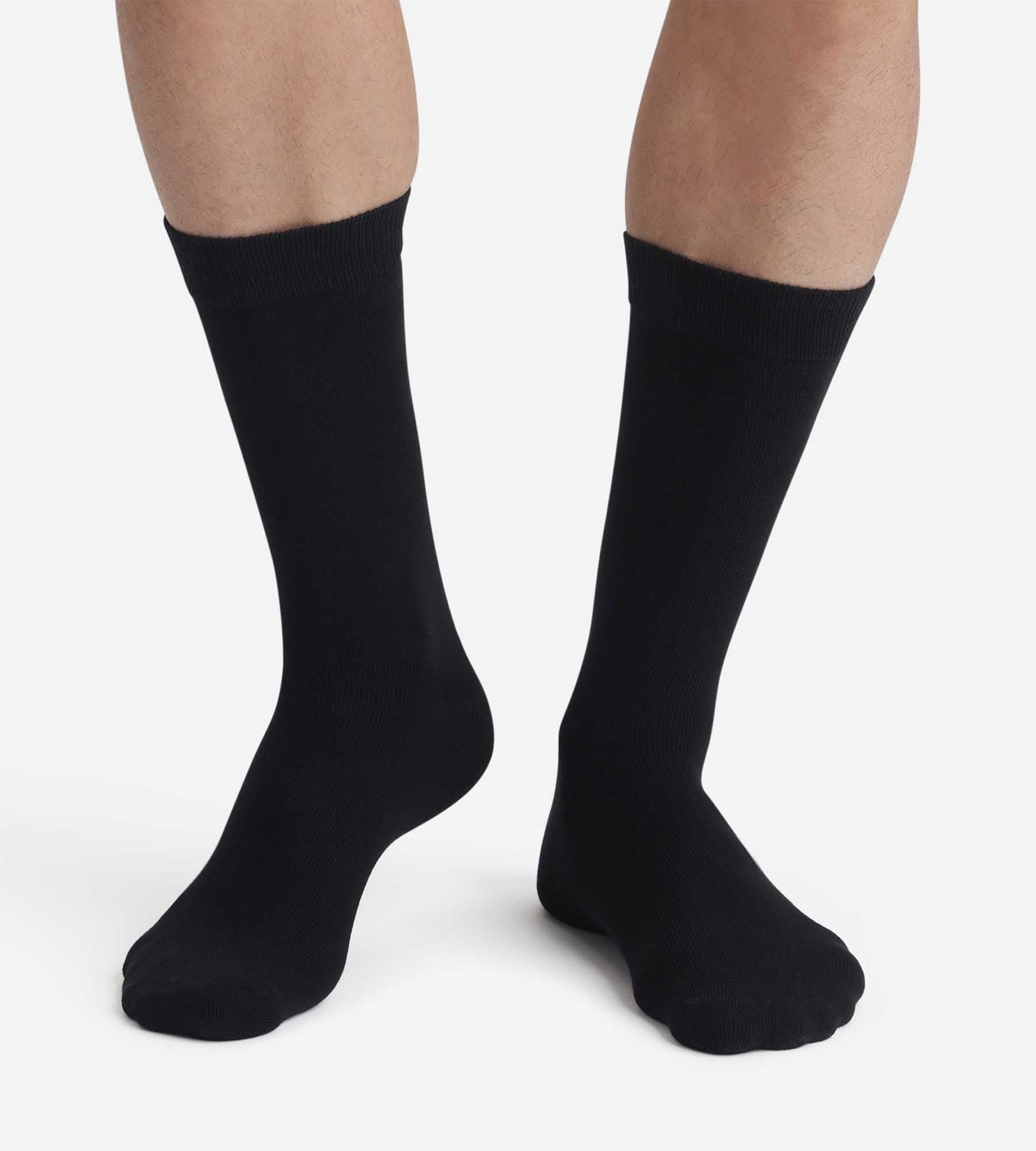 DIM 2-Paar-Set schwarze Herren-Socken Thermo