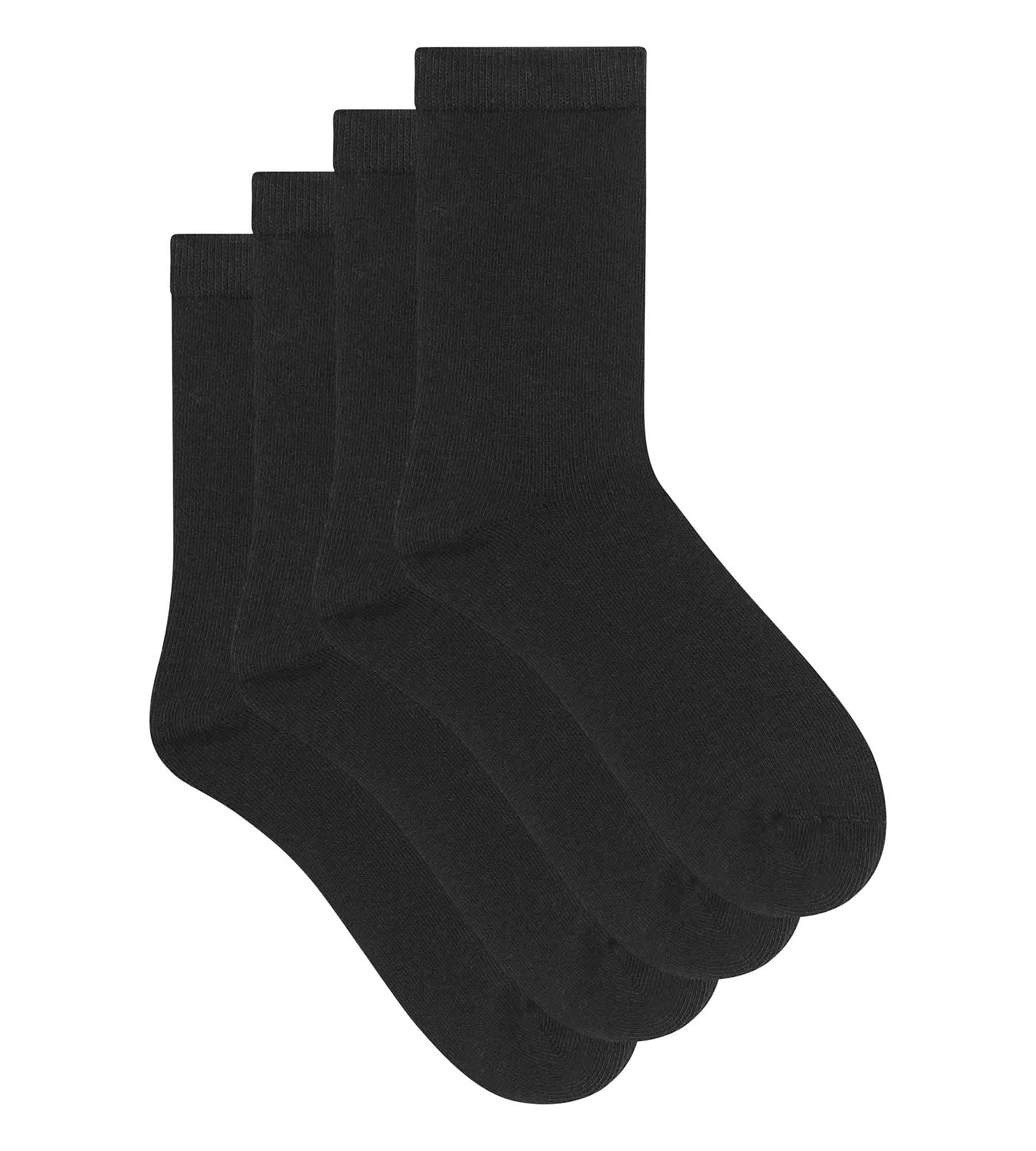 DIM Schwarze warme Socken Kinder Thermo Fleece