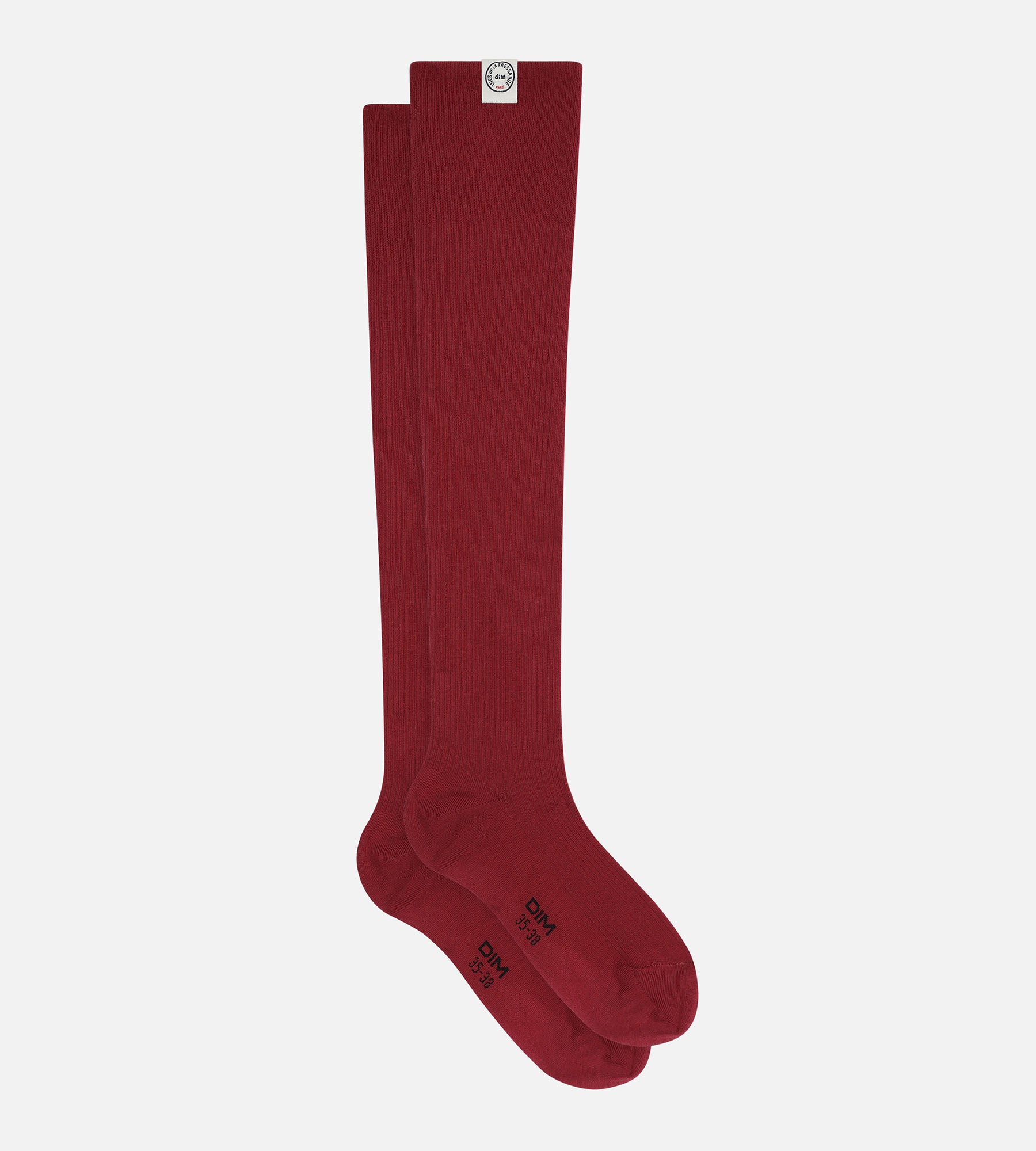 DIM Hohe Socken Frau Rot Dim x Ines de La Fressange