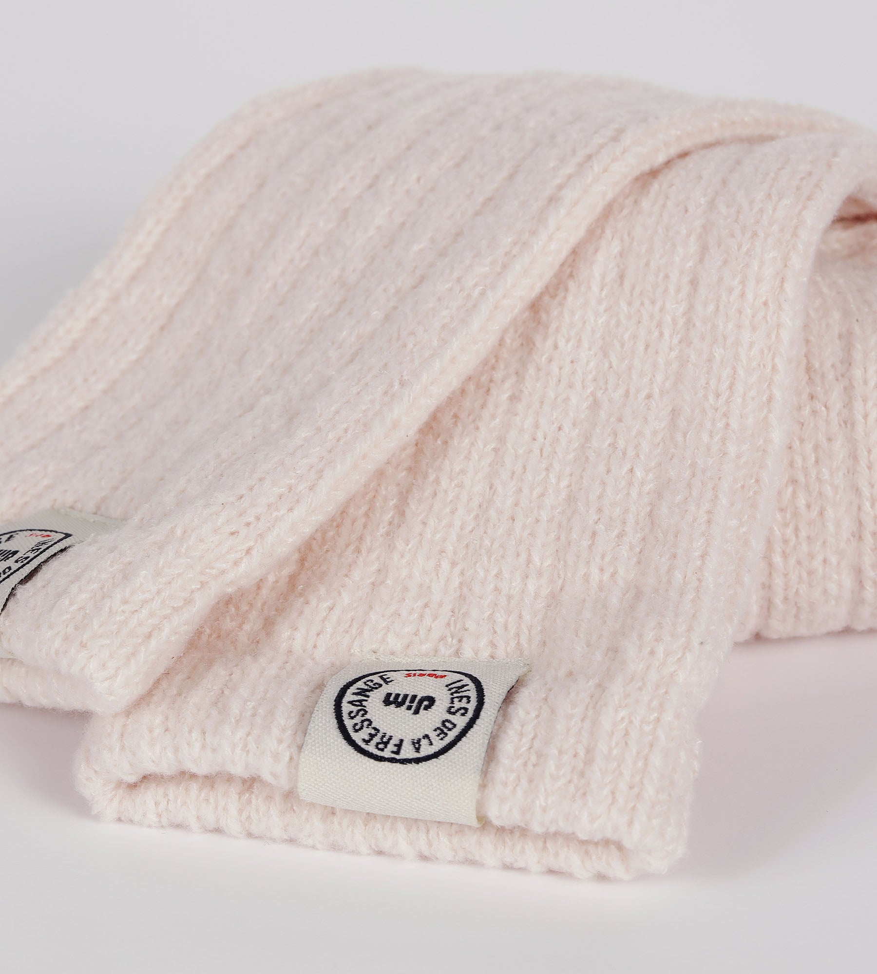 DIM Socken für Frauen Rosa gerippt Dim x Inès de La Fressange