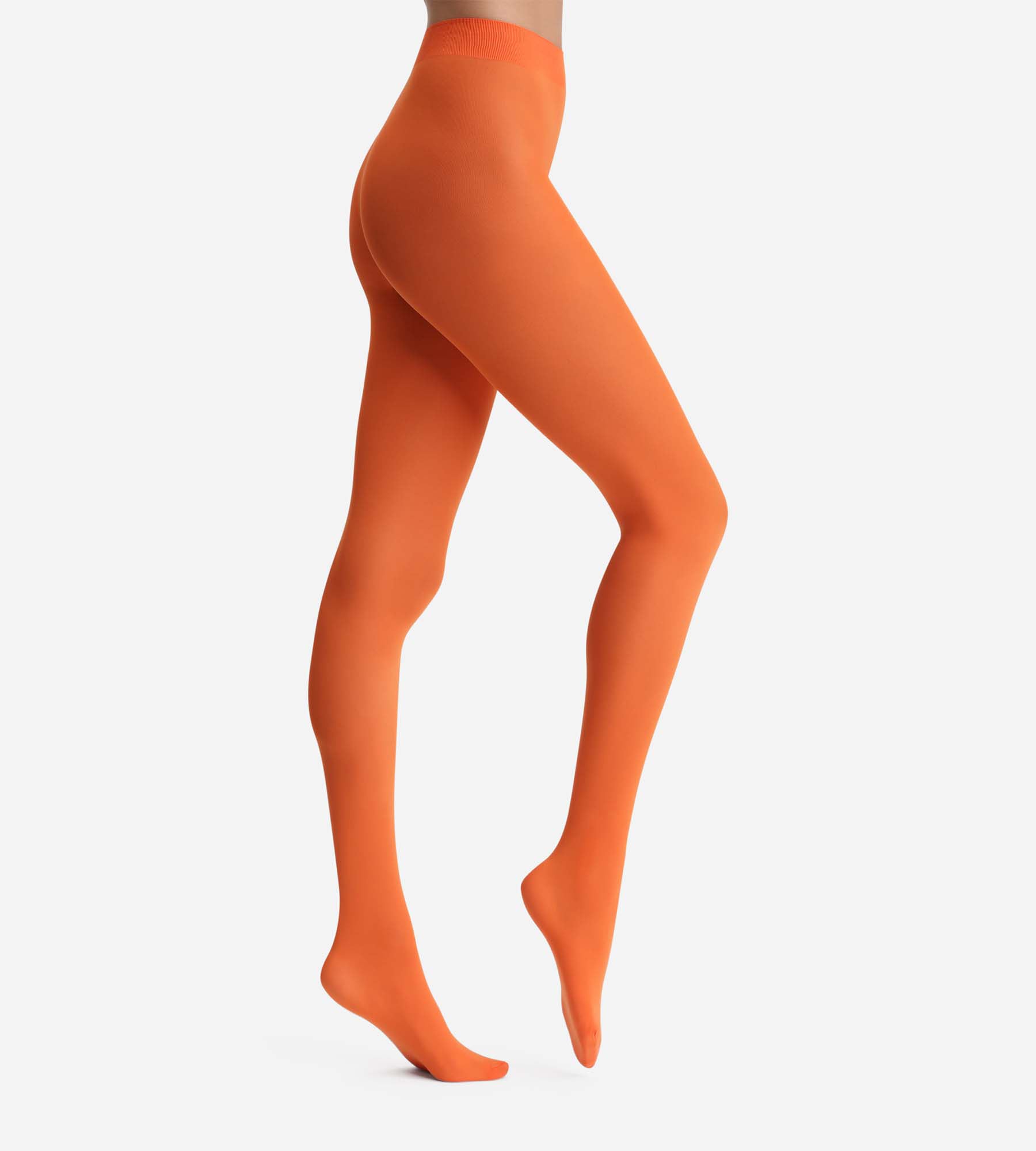 DIM Orange opake 50D Strumpfhose Dim x Ines de la Fressange