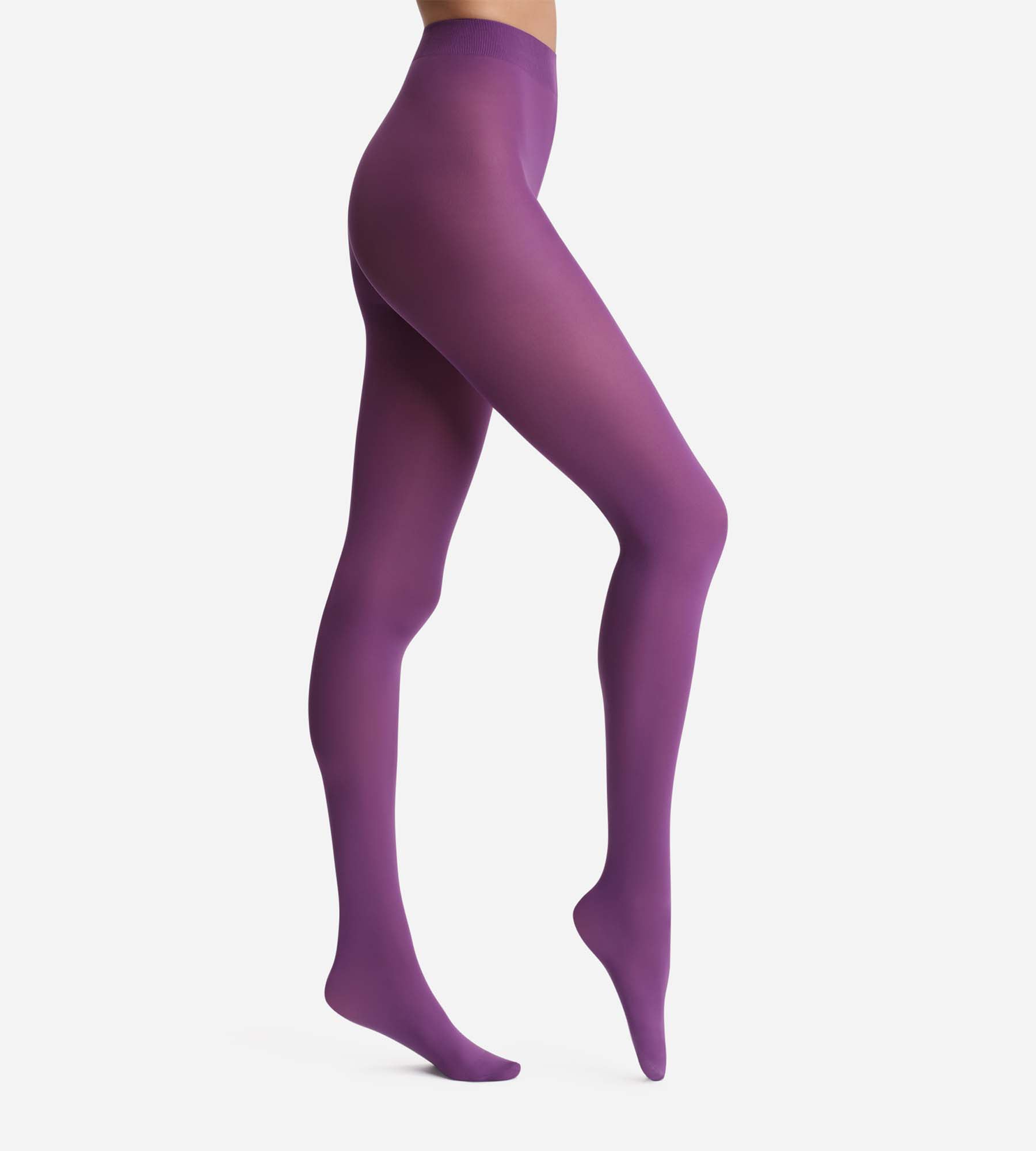 DIM Violette opake 50D Strumpfhose Dim x Ines de la Fressange