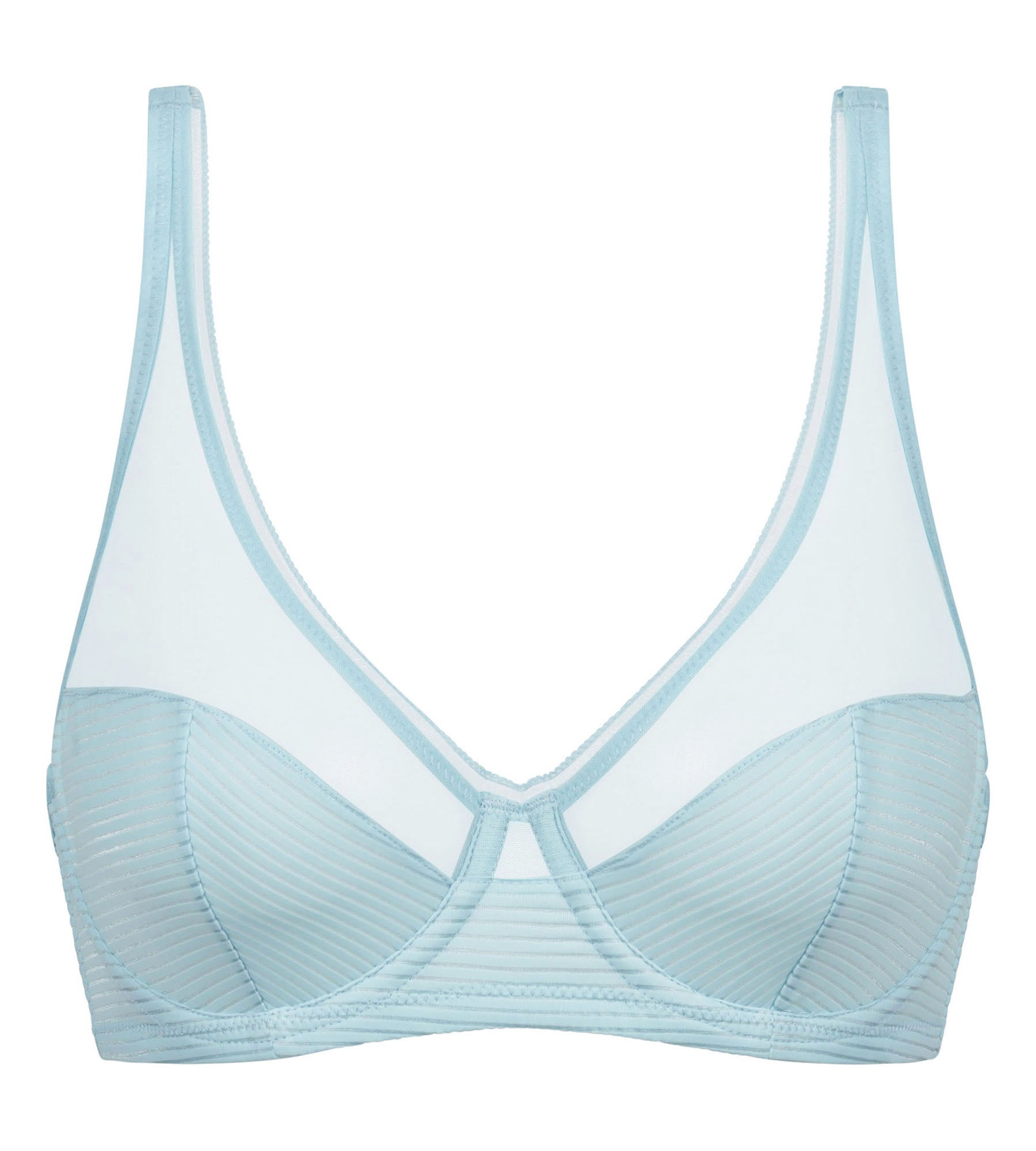DIM Dim x Inès de La Fressange Blau verschachtelter BH
