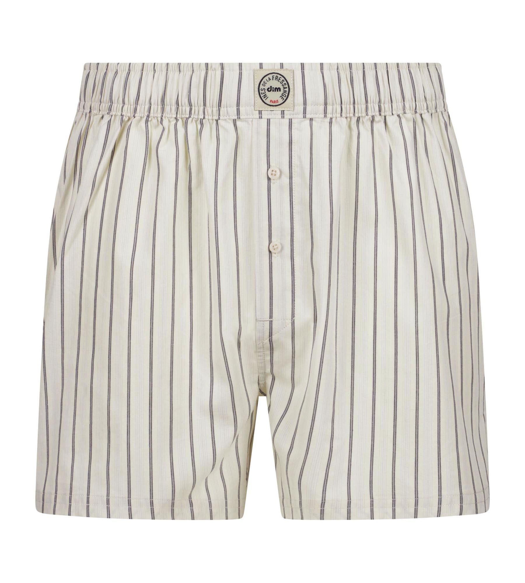 DIM Gestreifte Damen-Unterhose Grau Dim x Ines de La Fressange