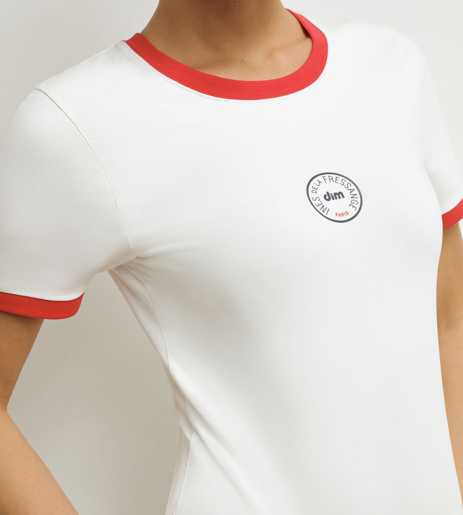 DIM Body Frau Nacre Rouge Dim x Ines de La Fressange
