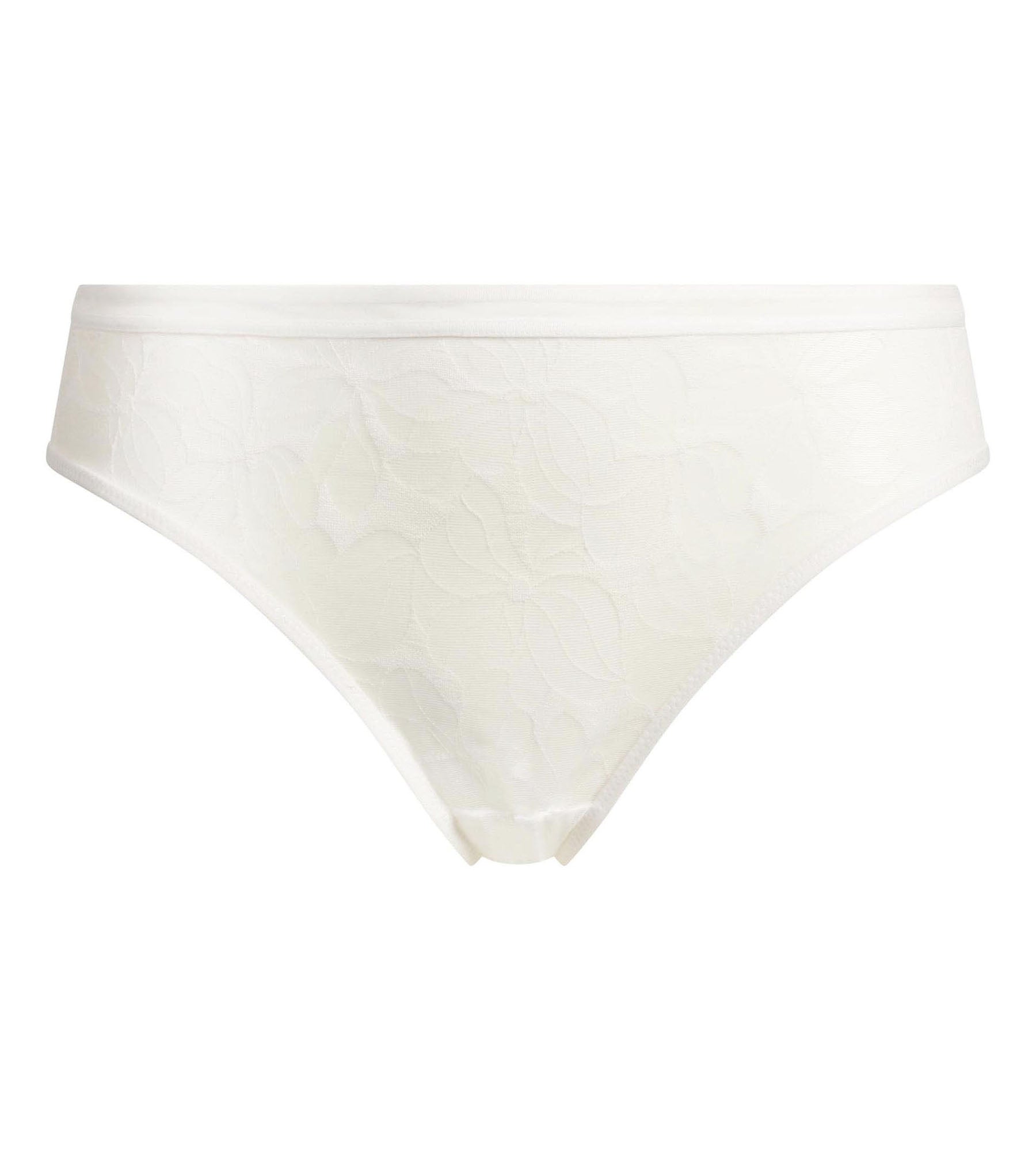 DIM Slip, Damen, Weiß, mit Blumen Dim Bloom
