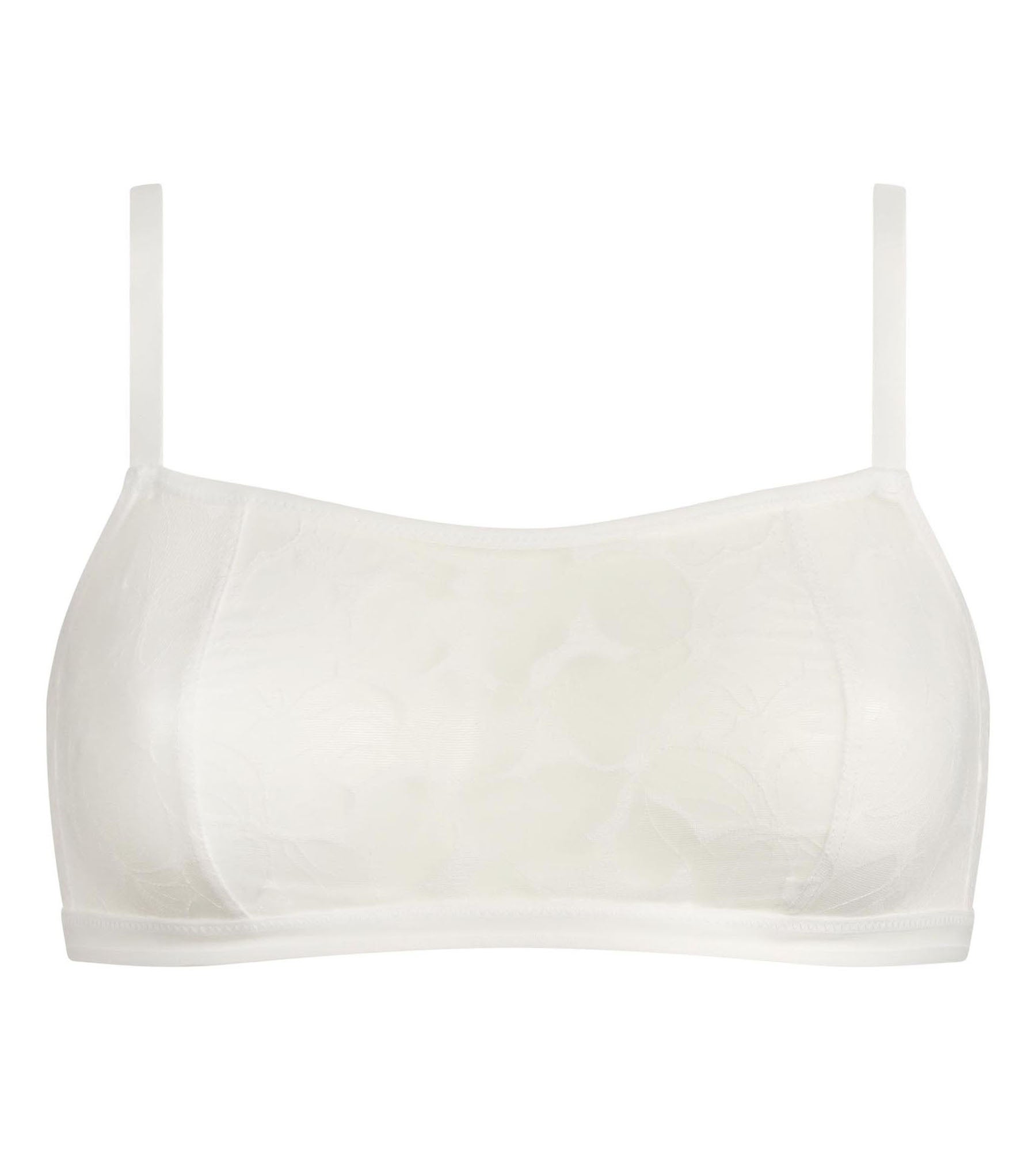 DIM Bralette für Frauen ohne Bügel Weiß Dim Bloom
