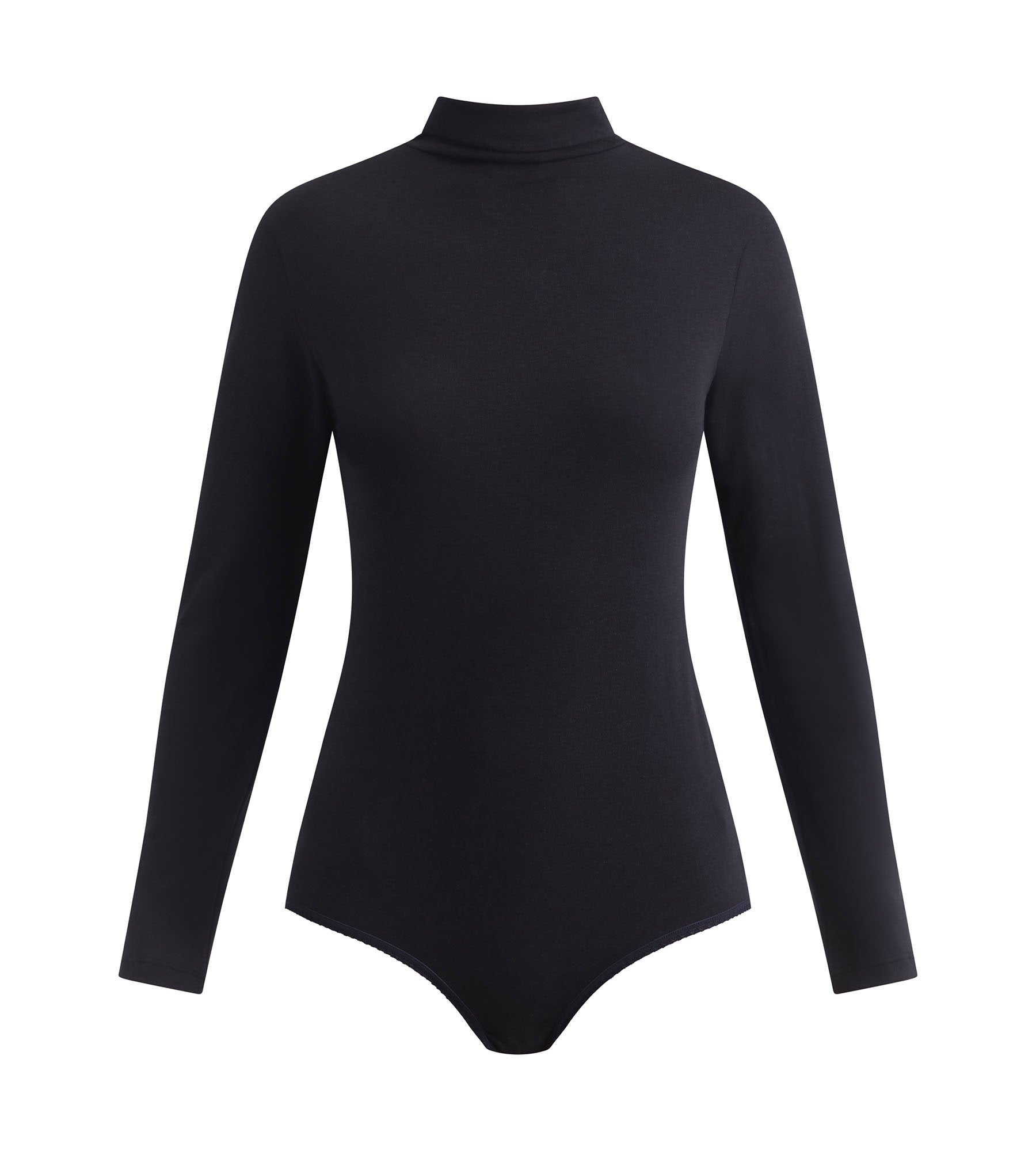 DIM Body, langarm, Damen, Stehkragen Schwarz Dim Thermal