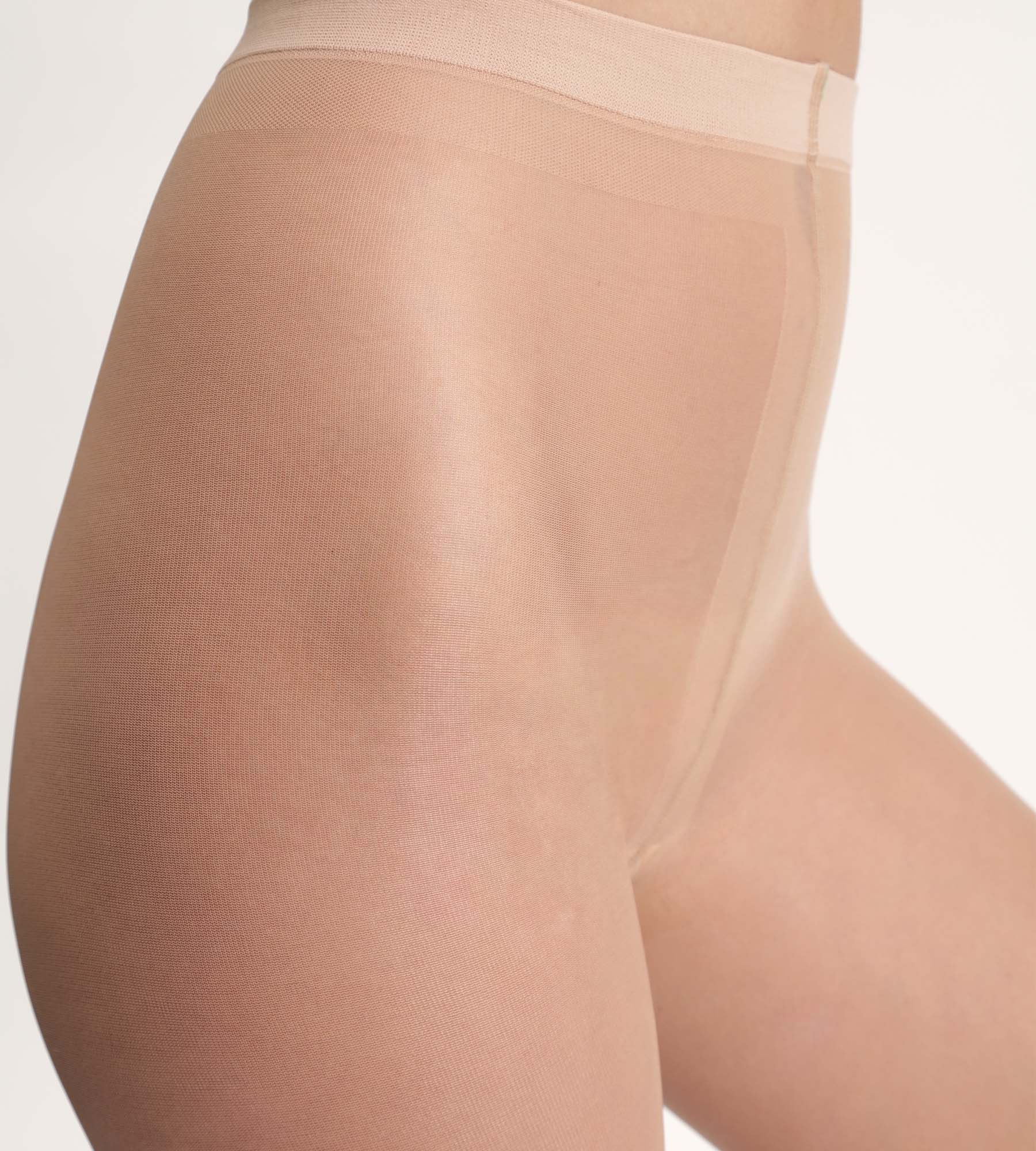 DIM Diam's Silhouette Fuselée halbtransparente hautfarbene Strumpfhose