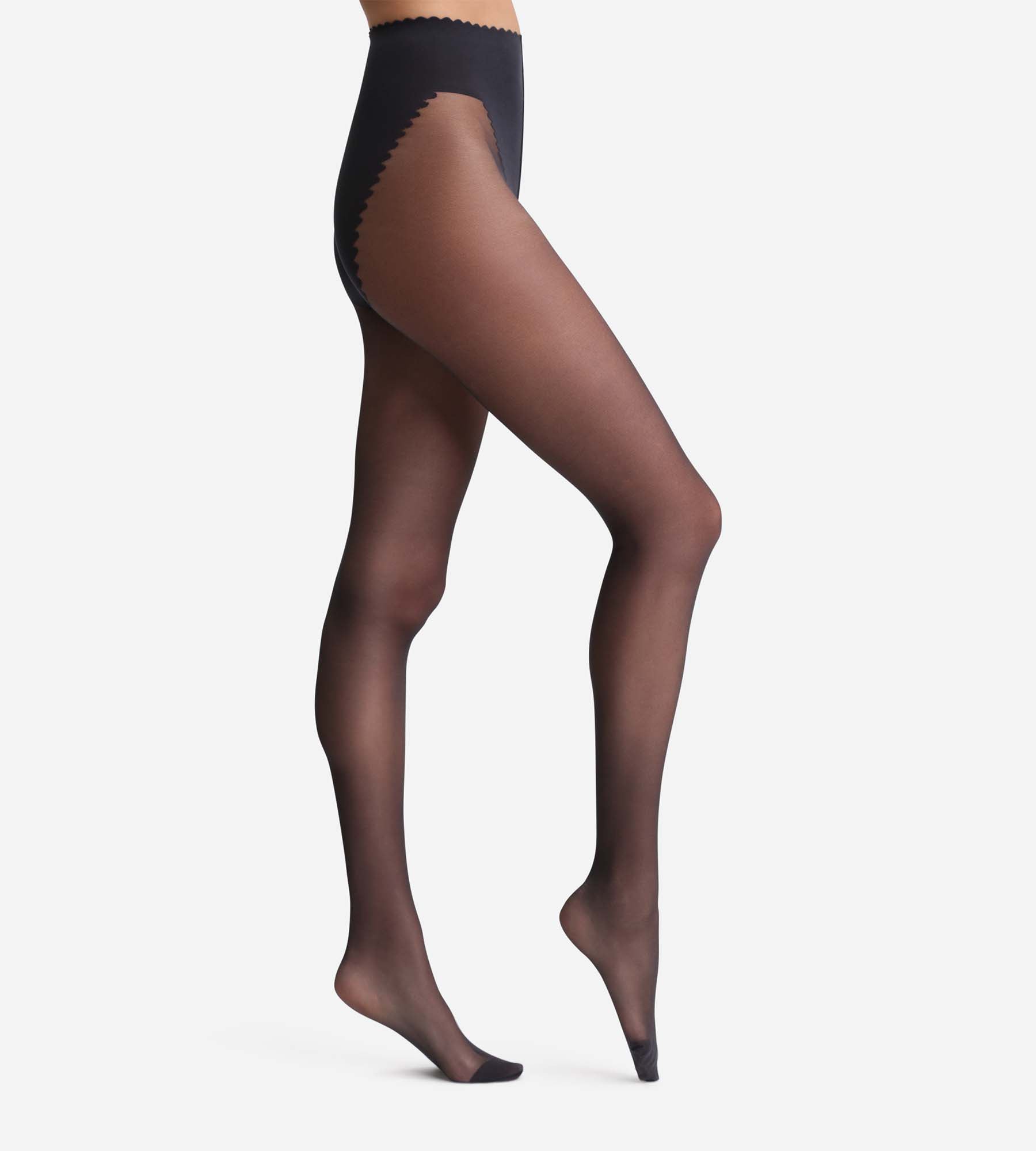 DIM Schwarze Strumpfhose mit Bauch-weg-Effekt 20D - Body Touch