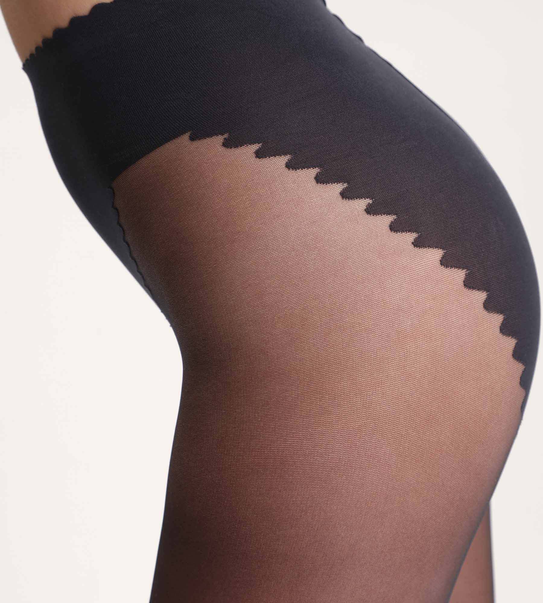 DIM Schwarze Strumpfhose mit Bauch-weg-Effekt 20D - Body Touch