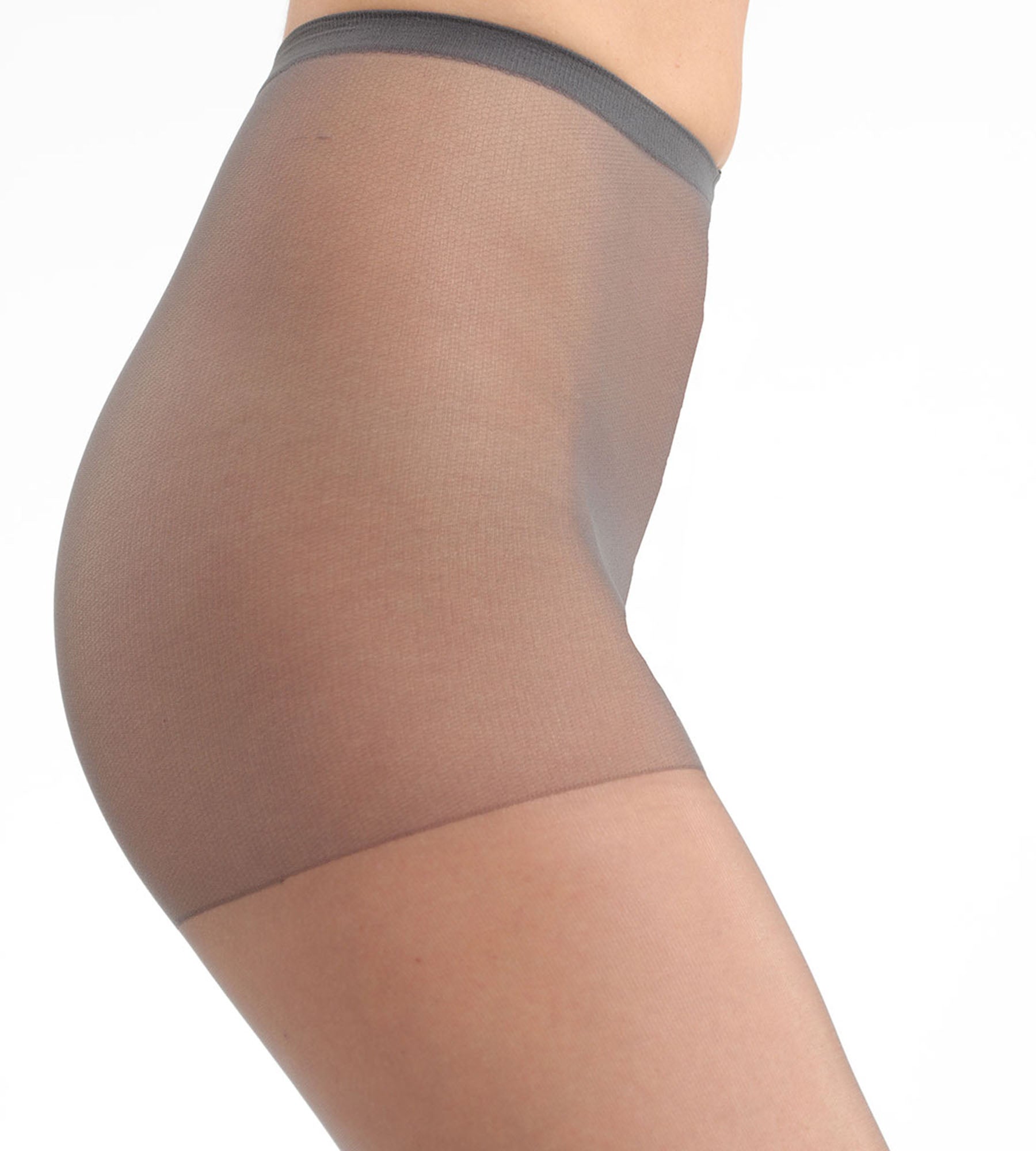 DIM Pfeffergraue ultra-transparente Strumpfhose 15D - DIM Mes Essentiels