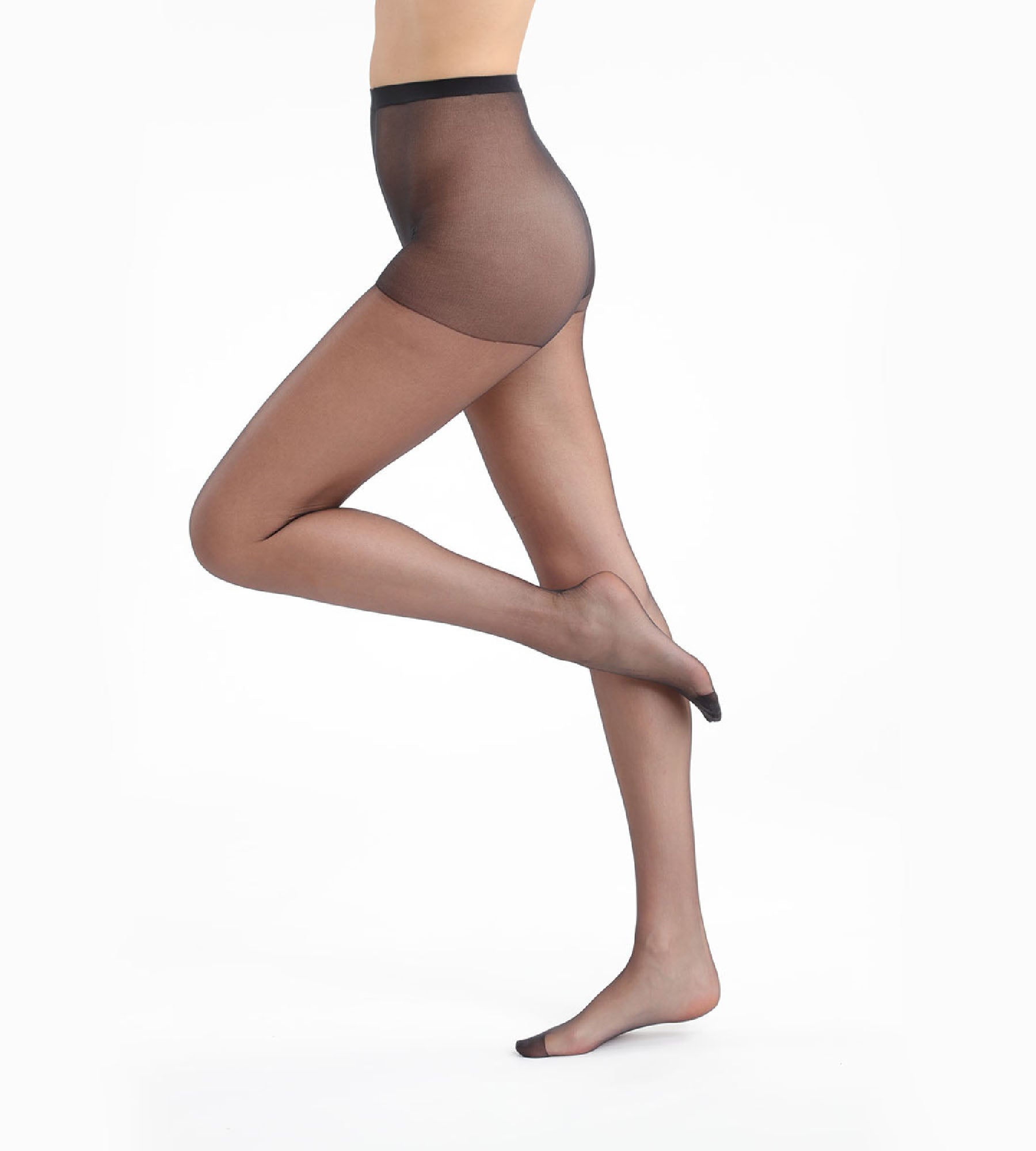 DIM Schwarze ultra-transparente Strumpfhose 15D - DIM Mes Essentiels