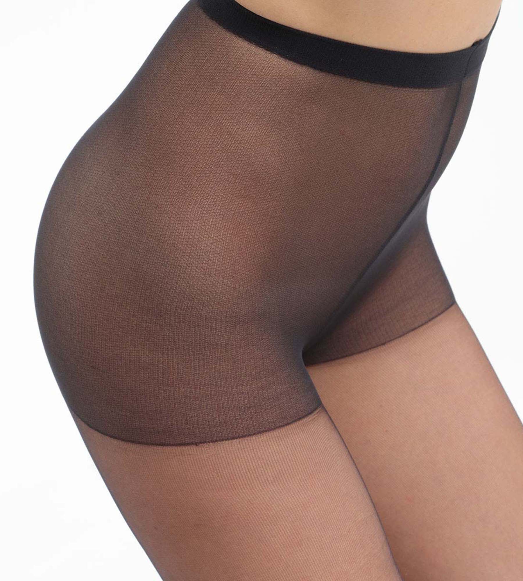 DIM Schwarze ultra-transparente Strumpfhose 15D - DIM Mes Essentiels