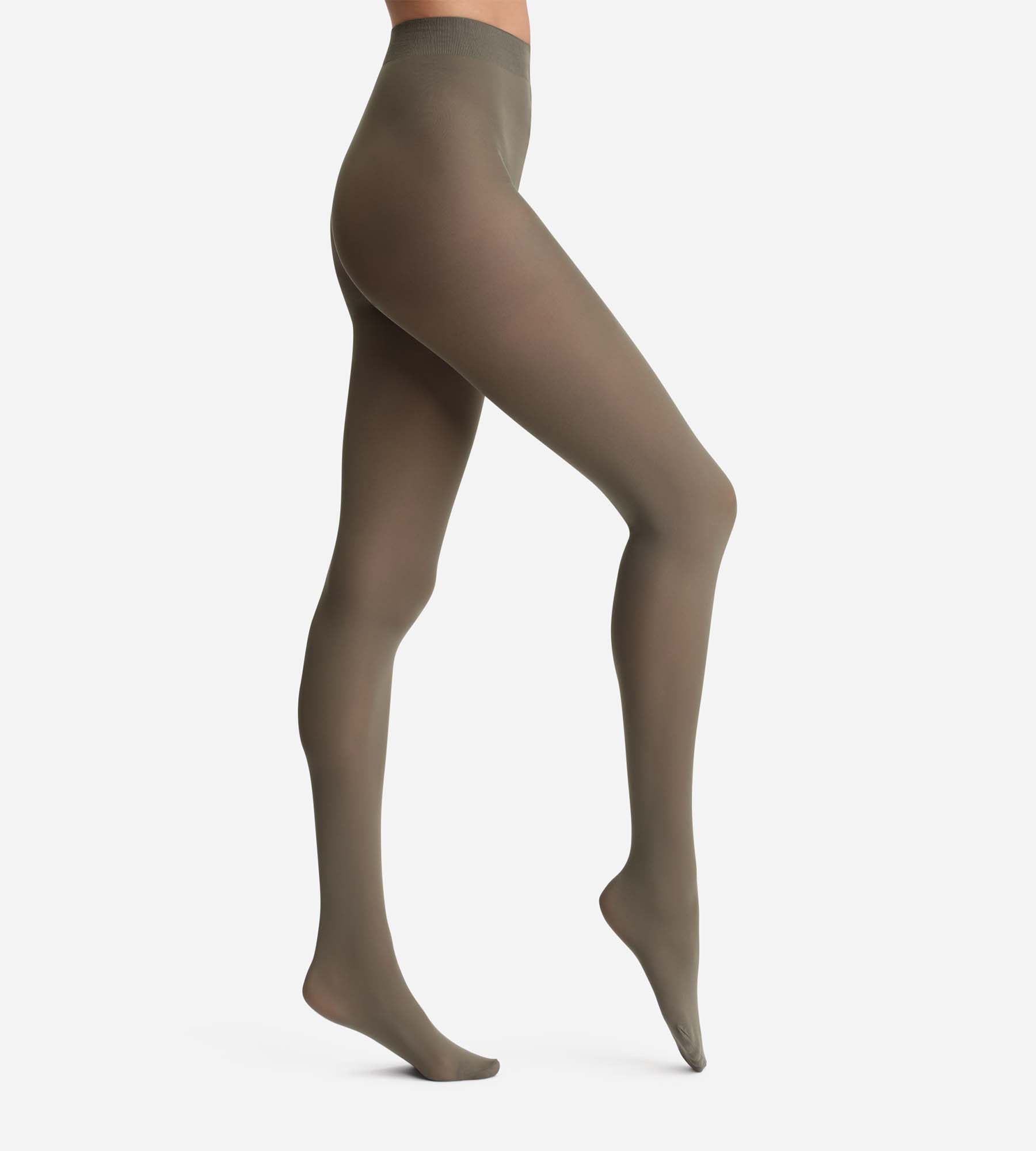 DIM Opaque Strumpfhose velouté kaki 50D Dim