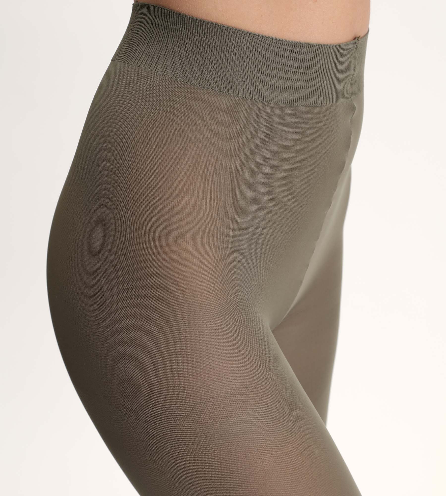 DIM Opaque Strumpfhose velouté kaki 50D Dim