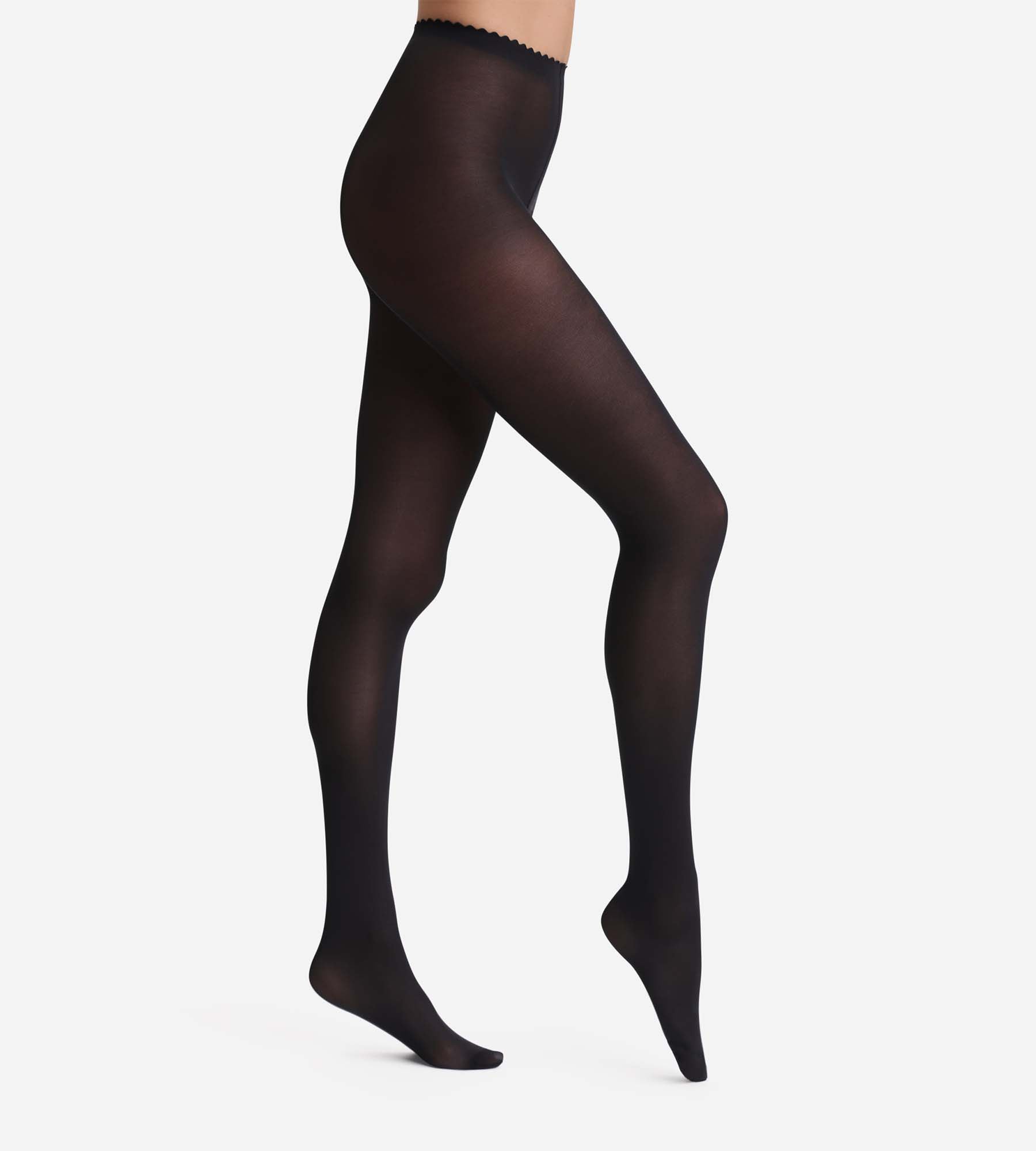 DIM Schwarze blickdichte Strumpfhose 40D - Body Touch