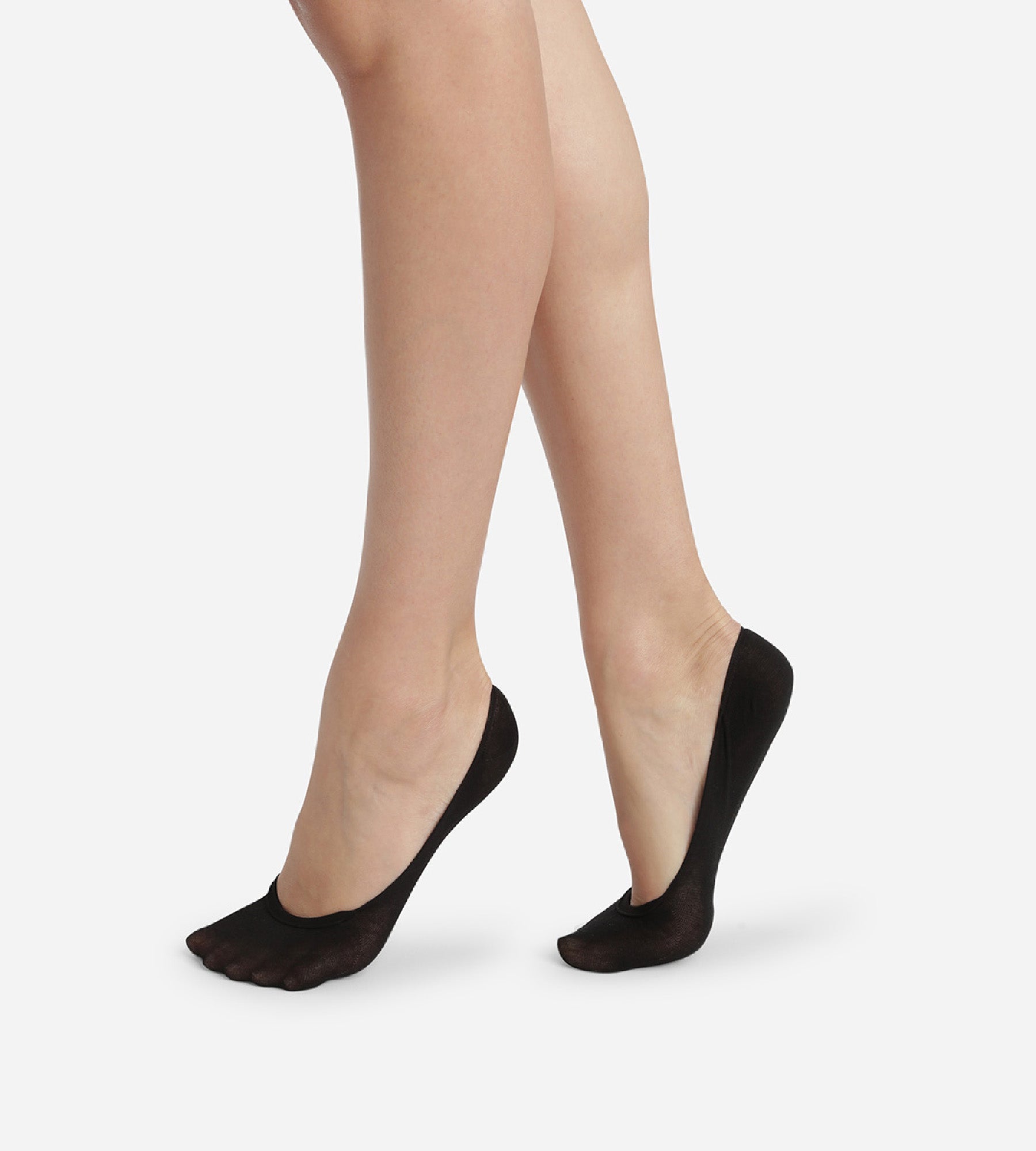DIM Schwarze Ballerina-Füßlinge 52D - Easy Day