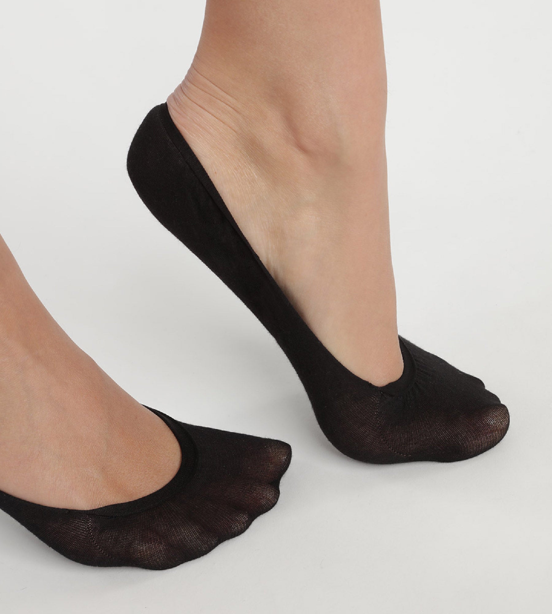 DIM Schwarze Ballerina-Füßlinge 52D - Easy Day