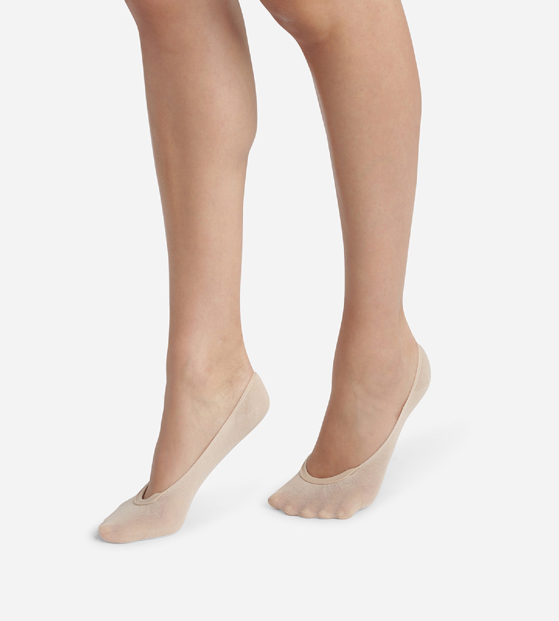DIM Hautfarbene Ballerina-Füßlinge 52D - Easy Day