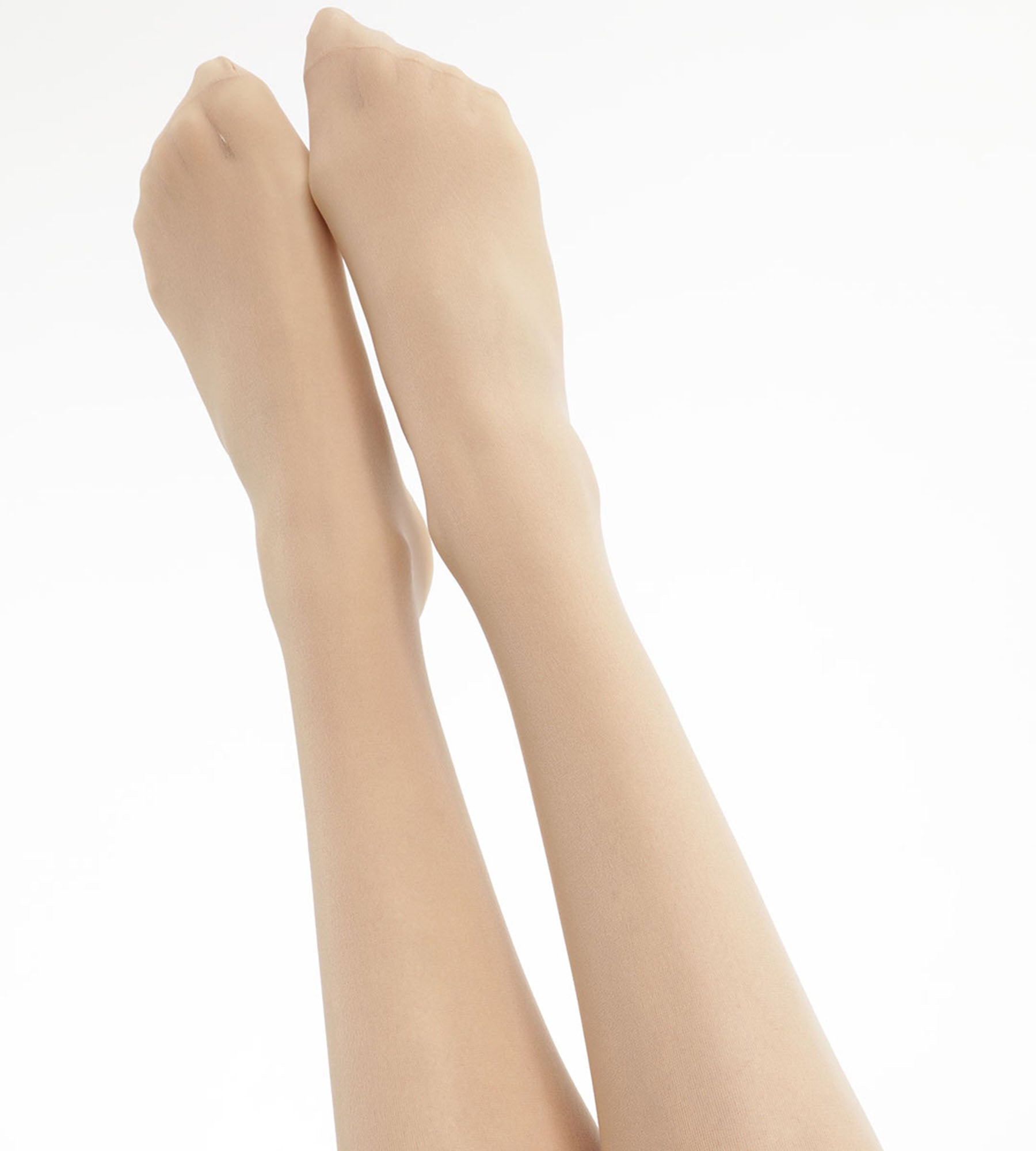DIM 4er-Pack semi-transparente Kniestrümpfe 28D hellbeige - EcoDIM