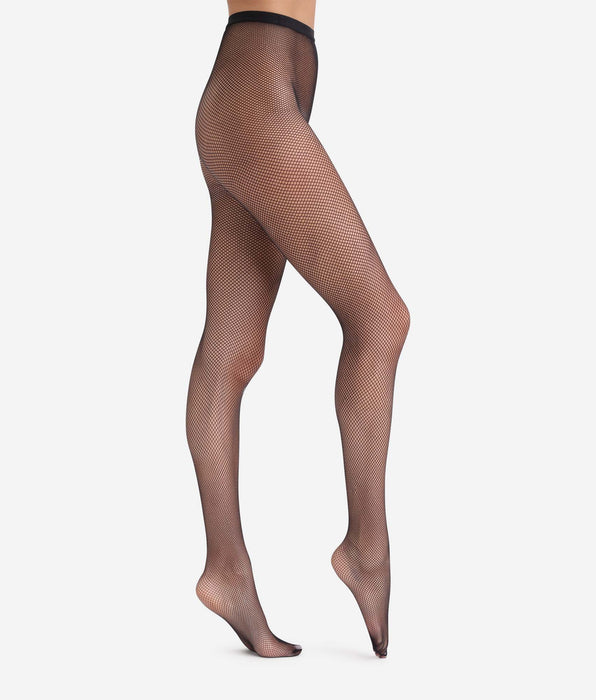 DIM Schwarze Netzstrumpfhose 73D - Madame So Fashion
